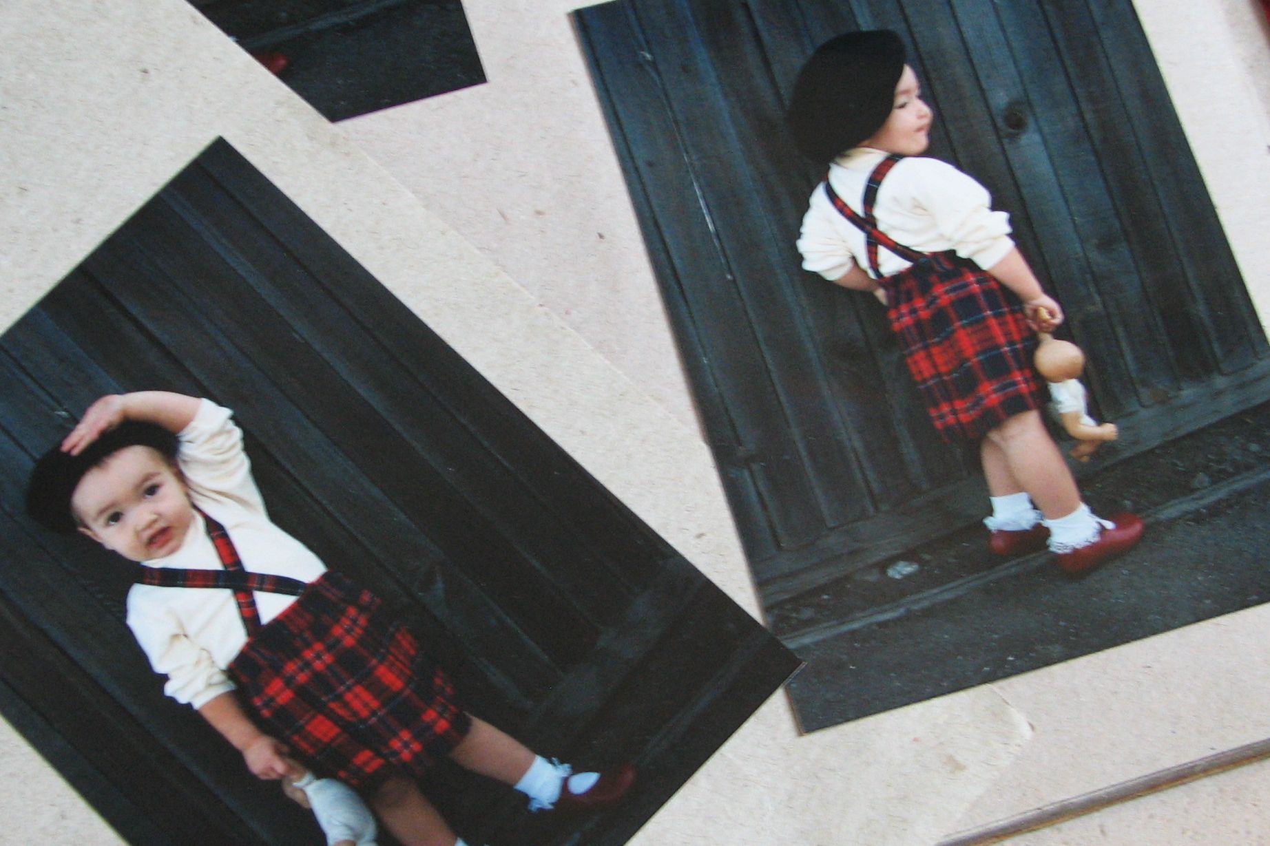 French girl black beret
