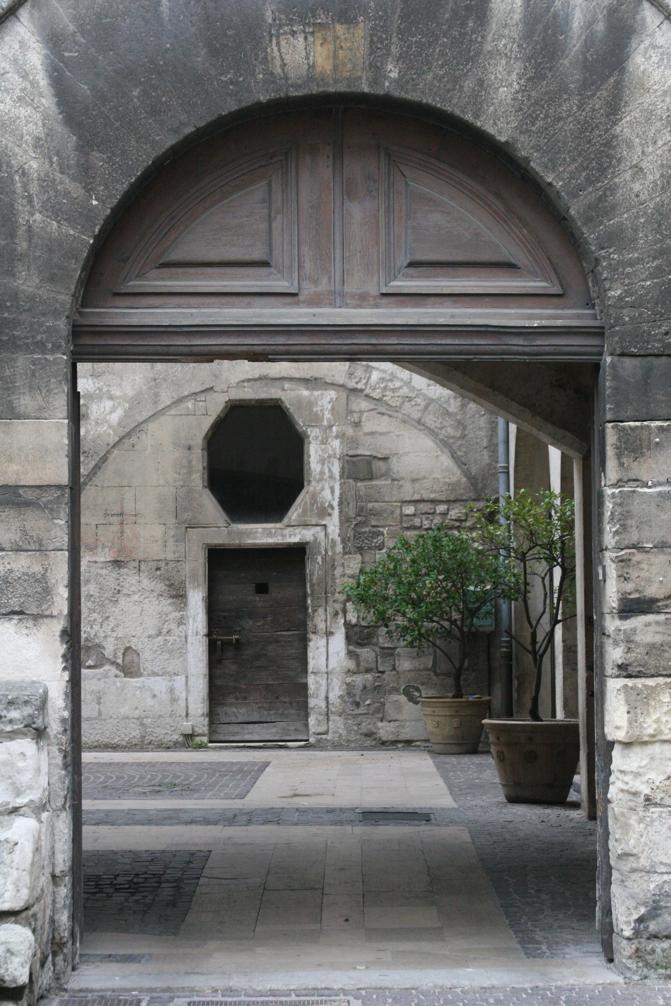doorway in a small French village
