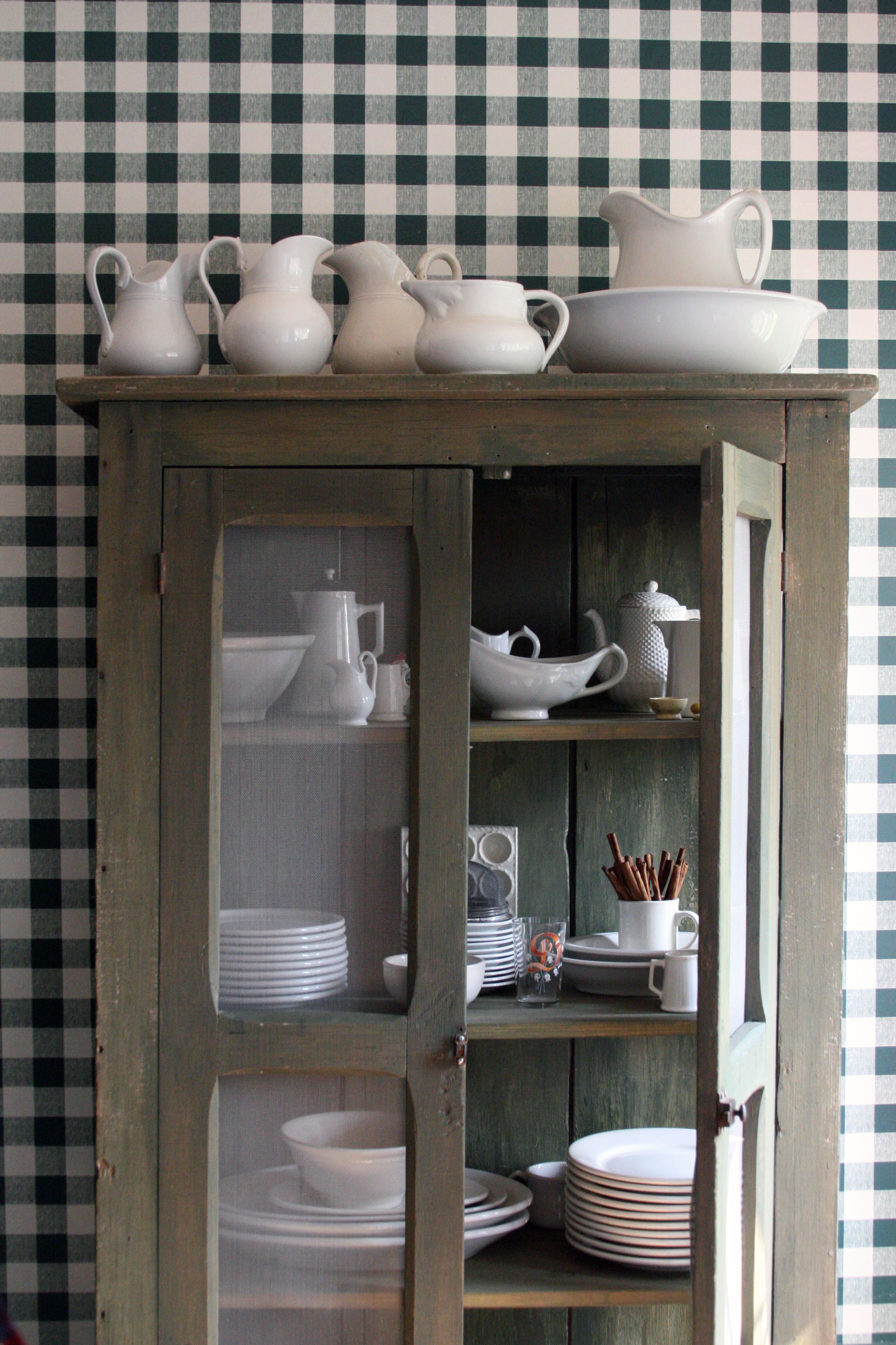 gathering junk pie safe