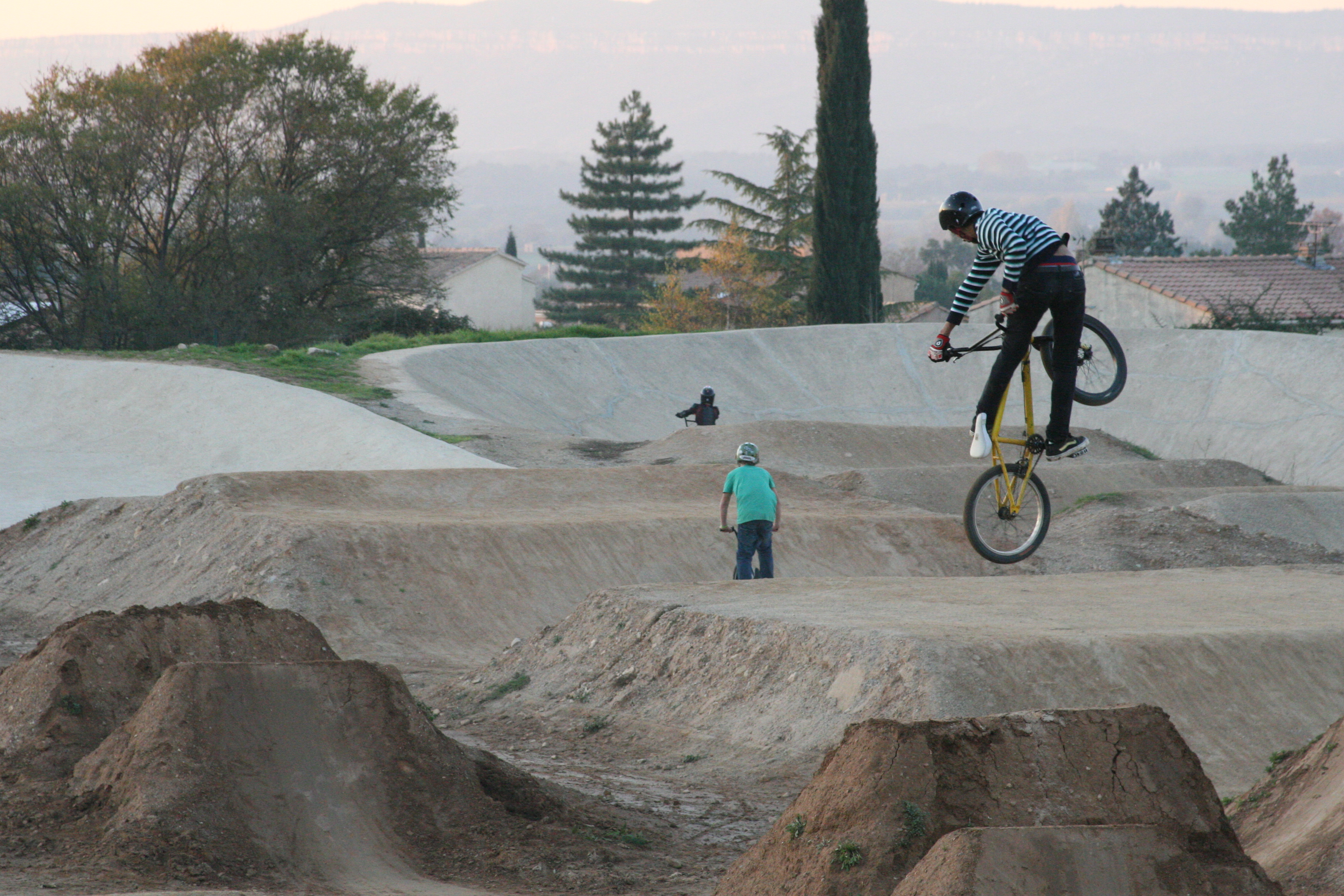 BMX trick jump BMX trick jump