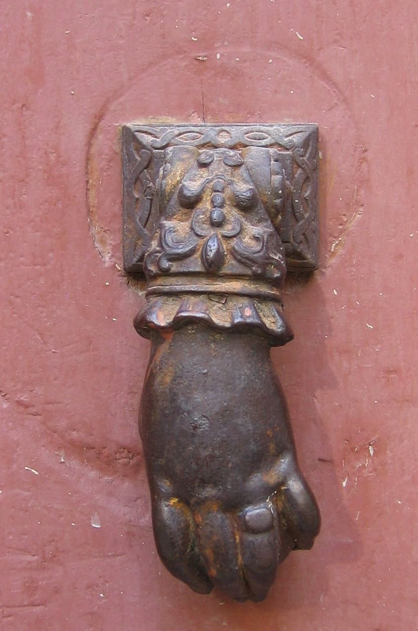 French door knocker