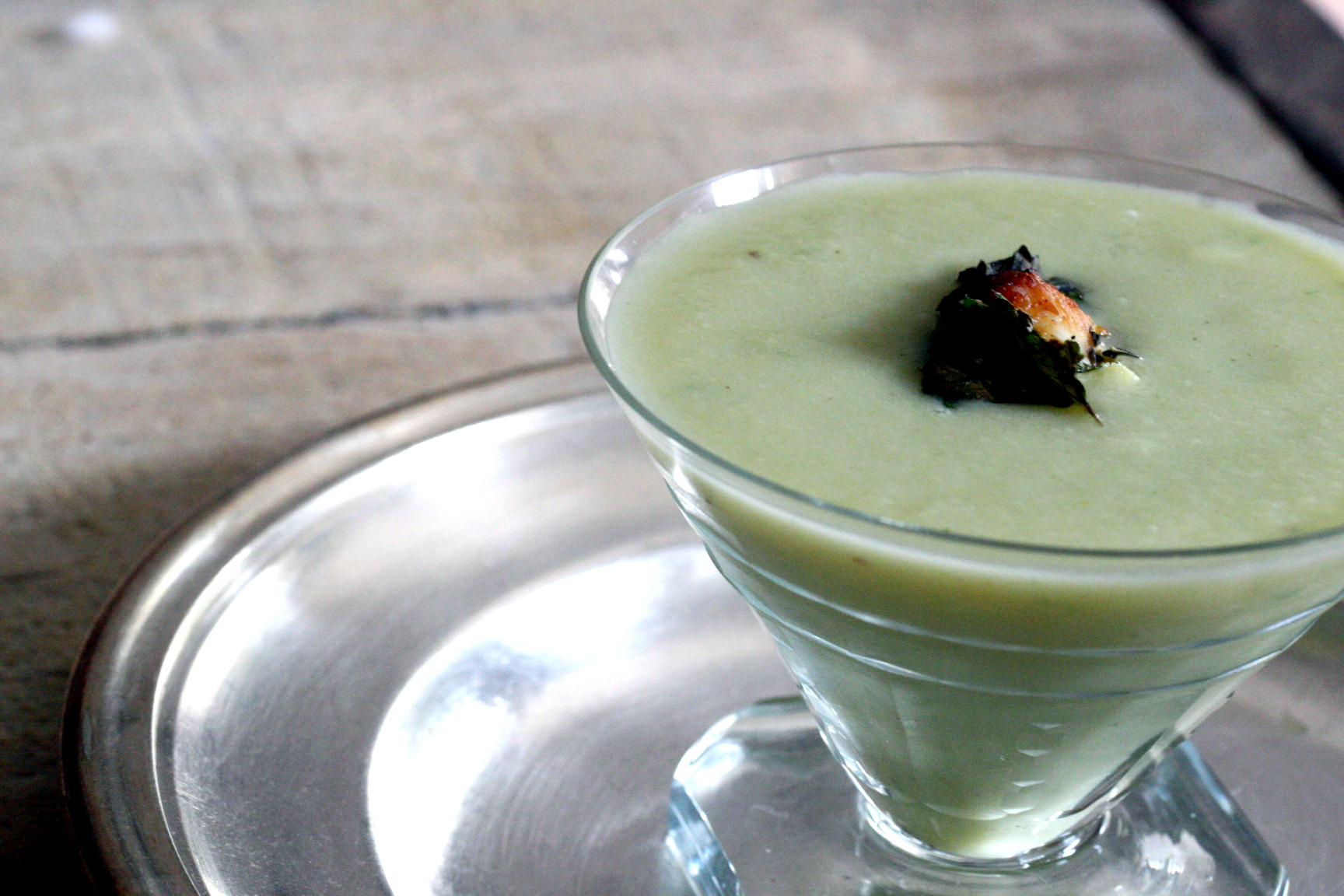 cucumber gazpacho with walnut mint pesto cucumber gazpacho with walnut mint pesto