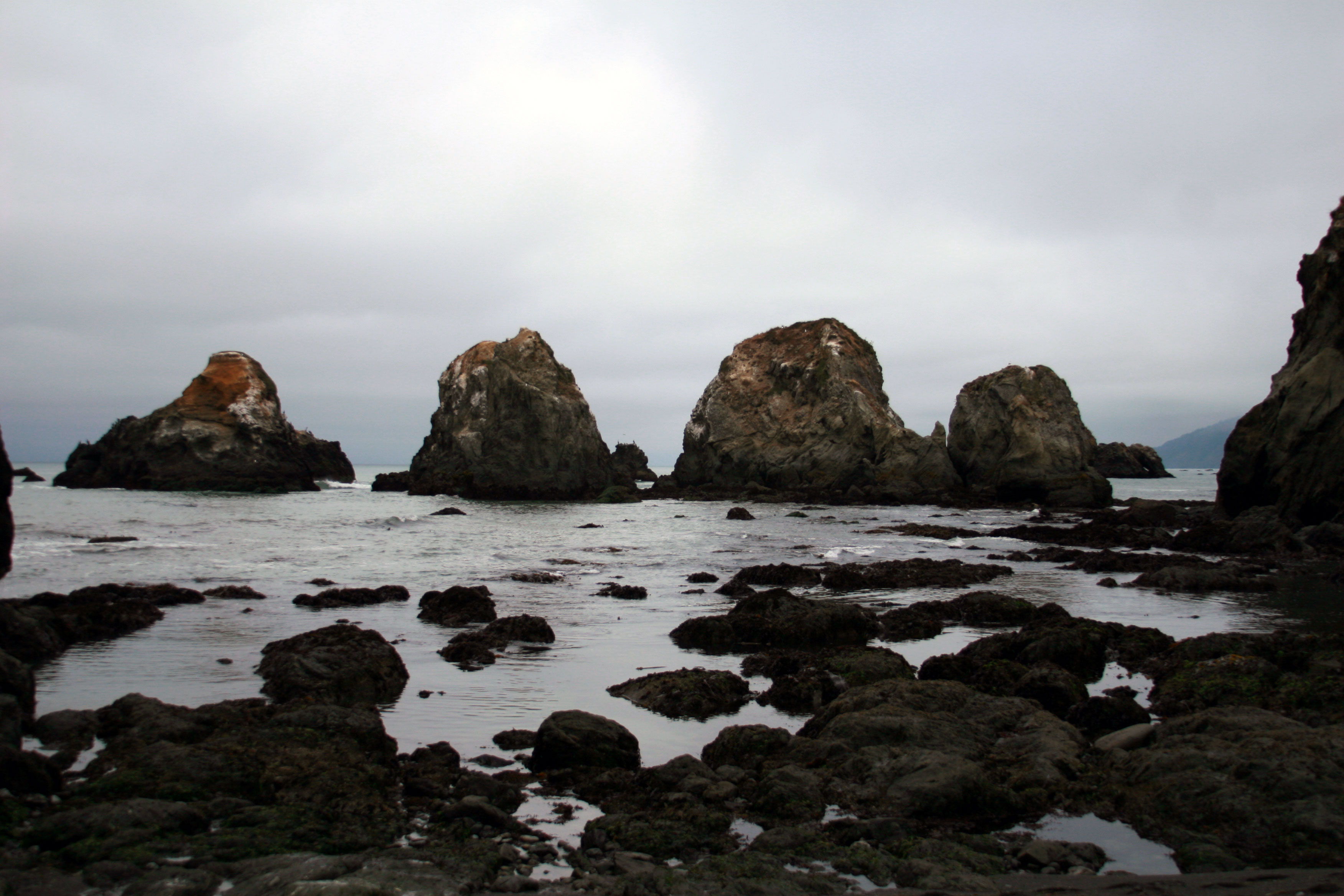 mendocino the three sisters pacific ocean coastline