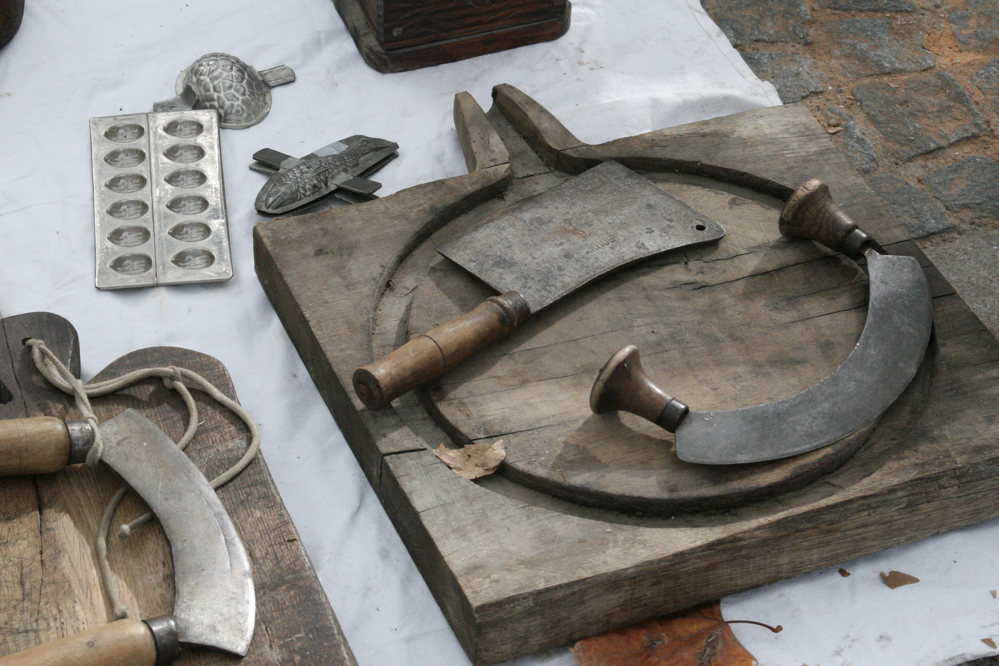 Kitchen ware at the French Brocante