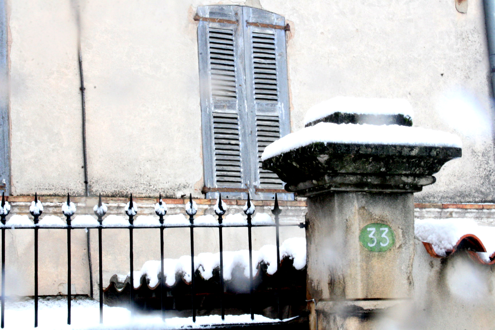 Snow covered provence