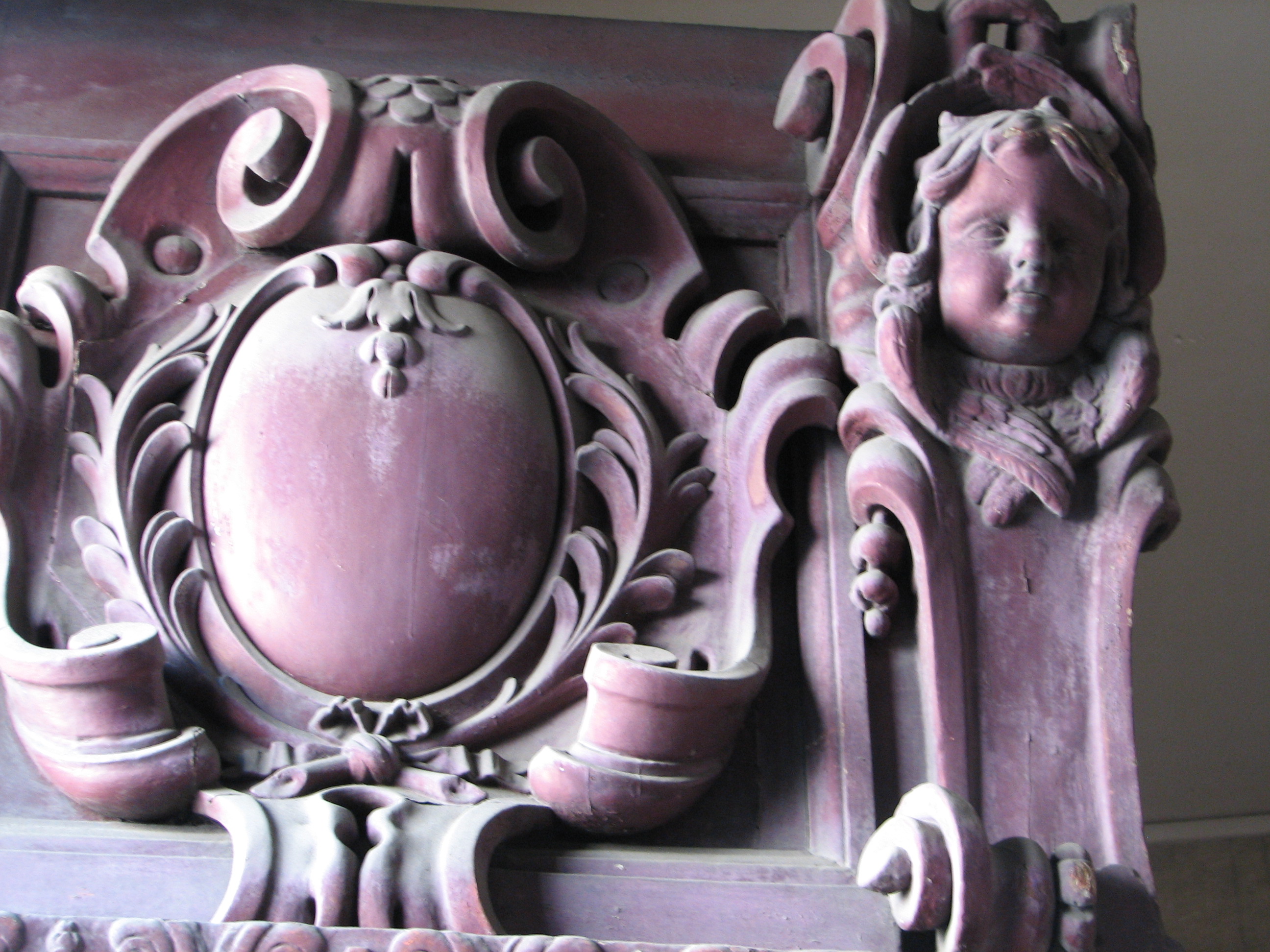 French antique door in Paris