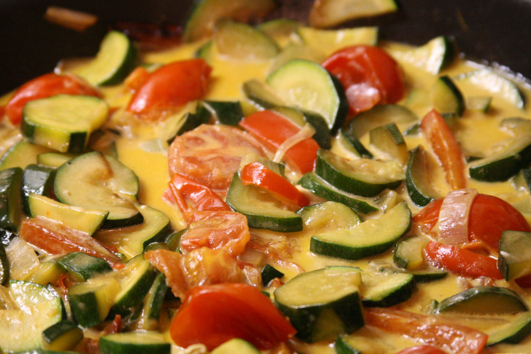 Vegetables-in-cheese-sauce