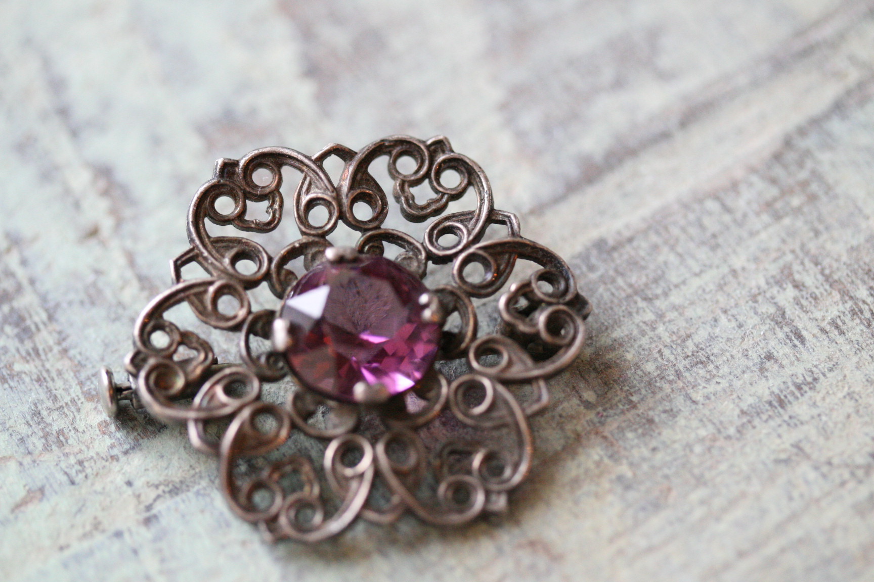 siver brooch