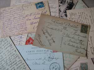 FRENCH-HANDWRITTING-POSTCAR FRENCH-HANDWRITTING-POSTCAR