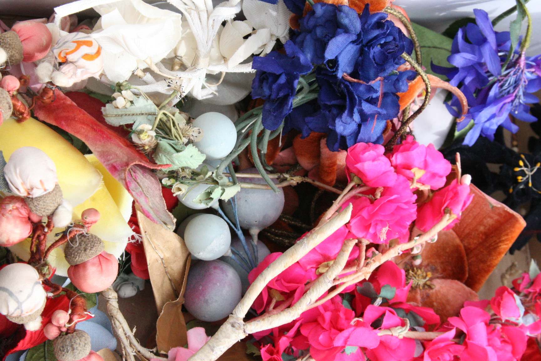 Vintage silk flowers Vintage silk flowers