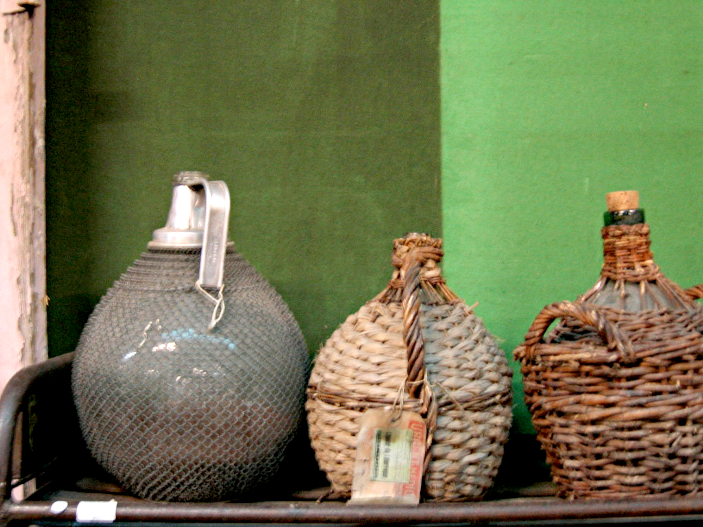 French wine jugs
