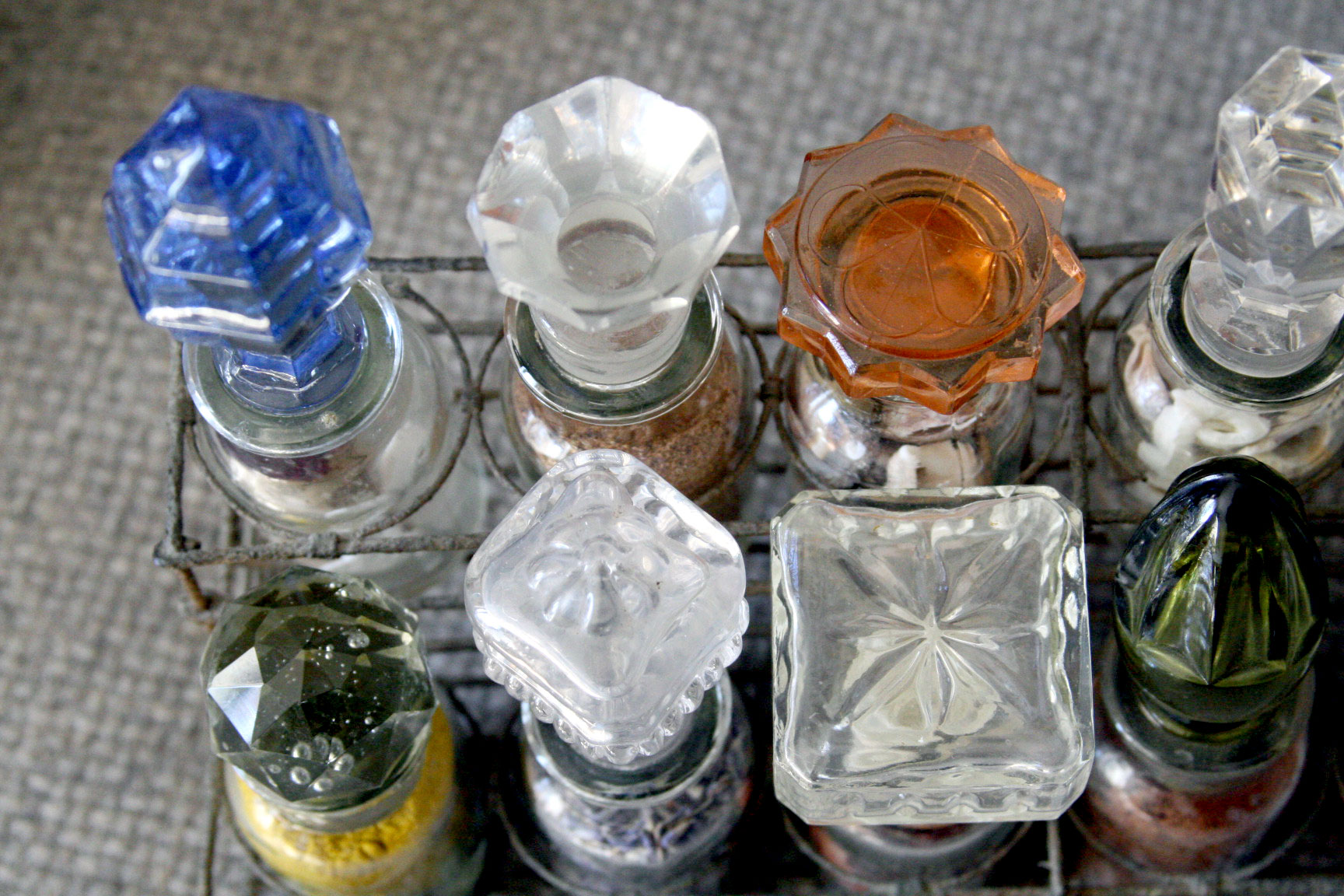 Antique French Kitchenware Spice containers