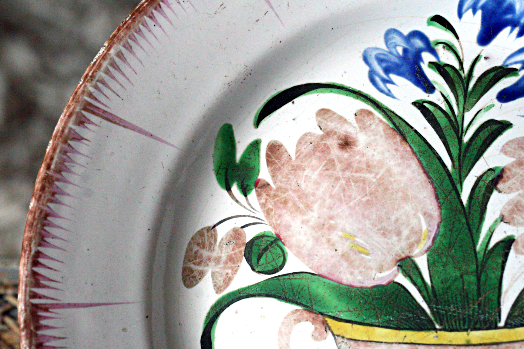 18th century dinner plate 18th century dinner plate