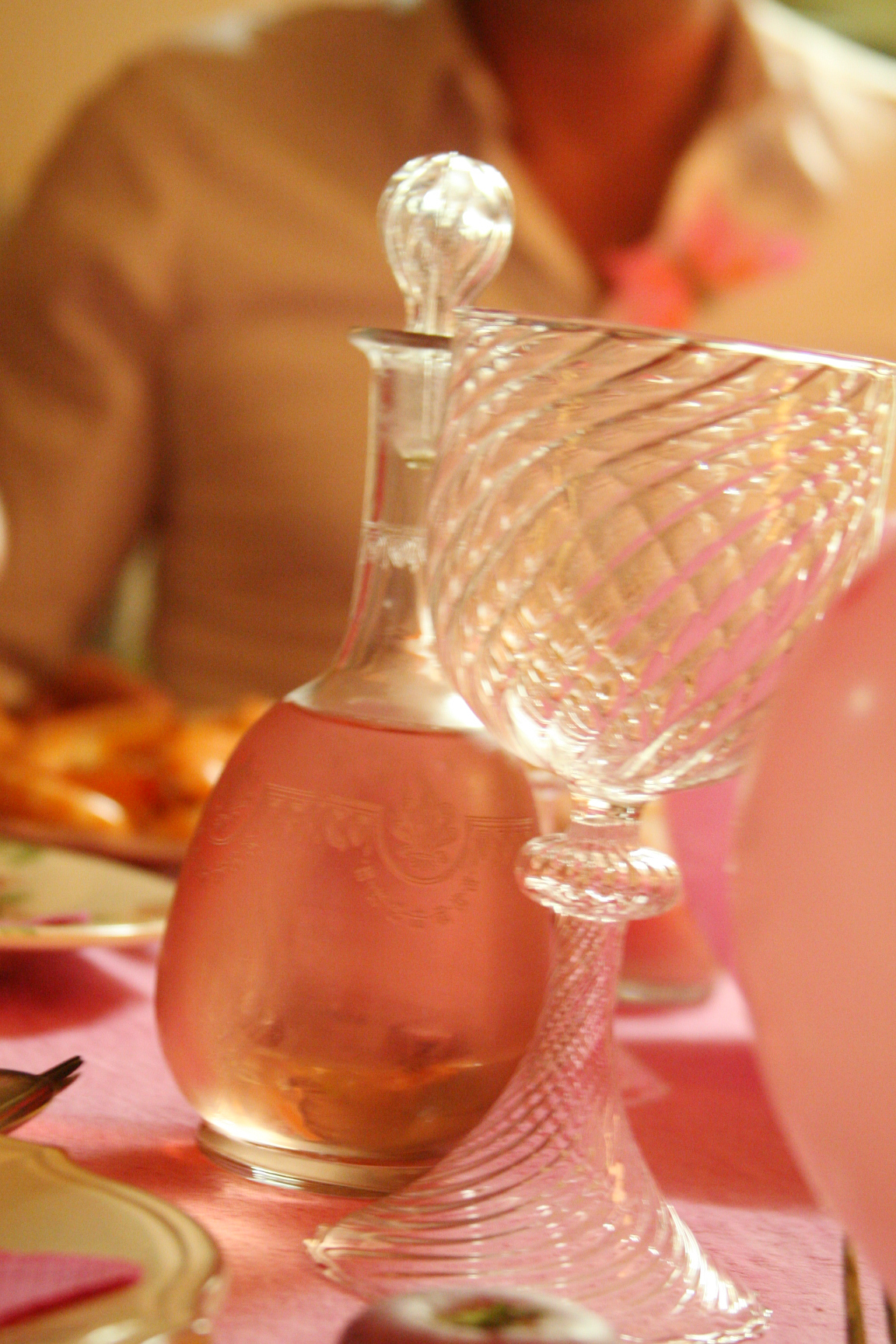 Pink tabletop