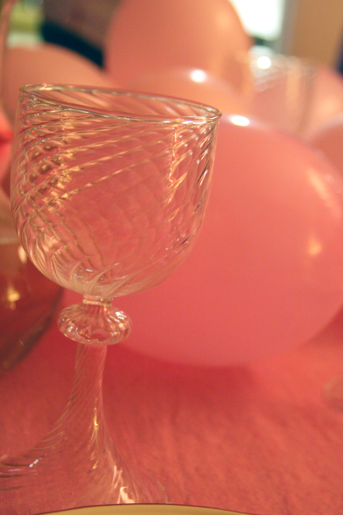 Pink glass Pink glass