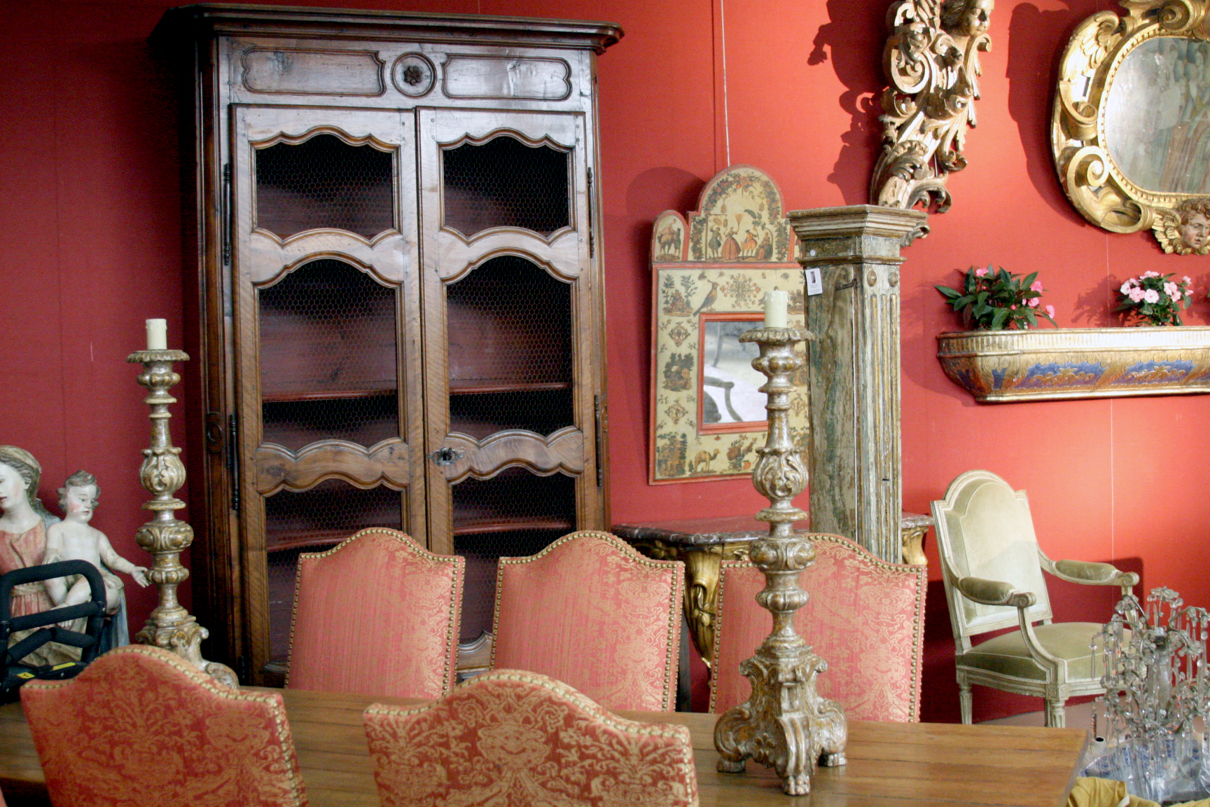 French antique dining room