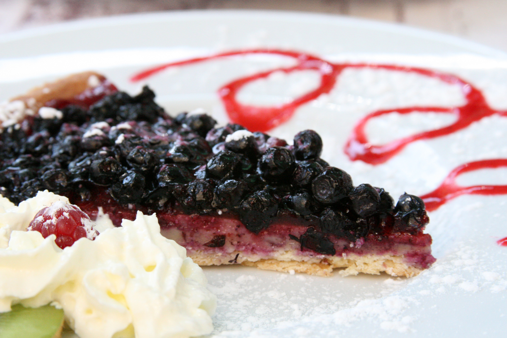 Blueberry tart