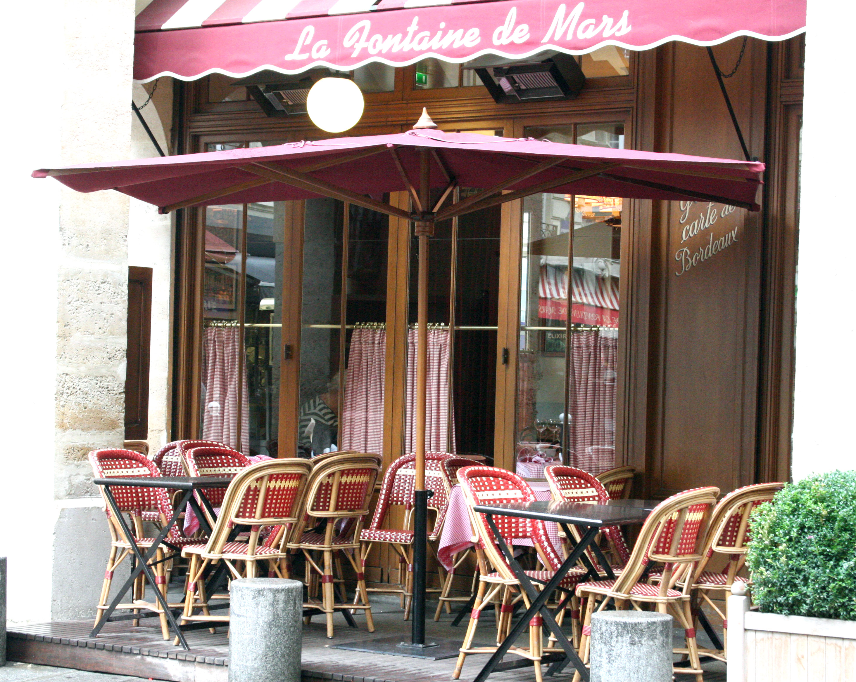 Red-check-french-cafe