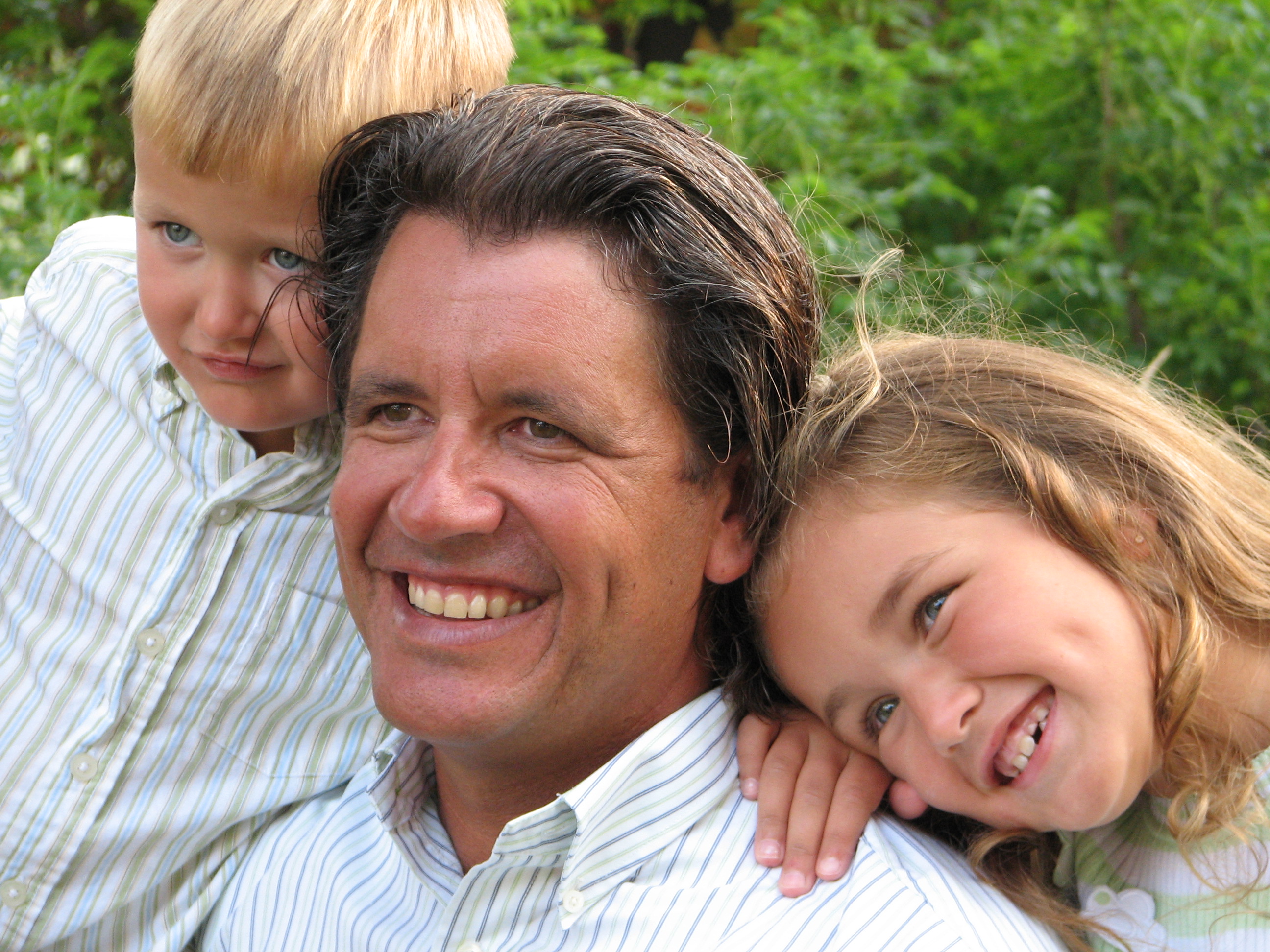 brother mark, gina & george 