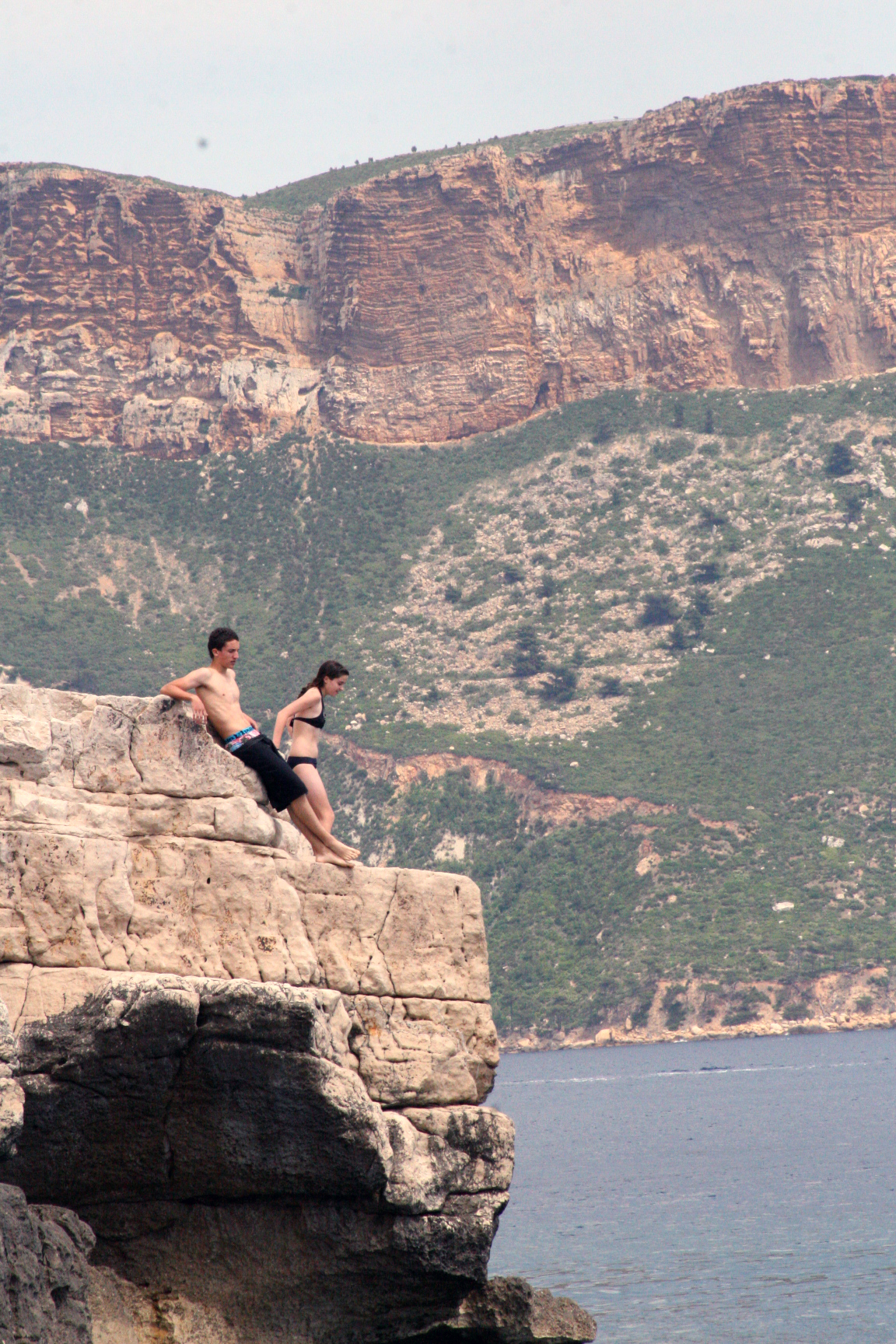 Cliff diving