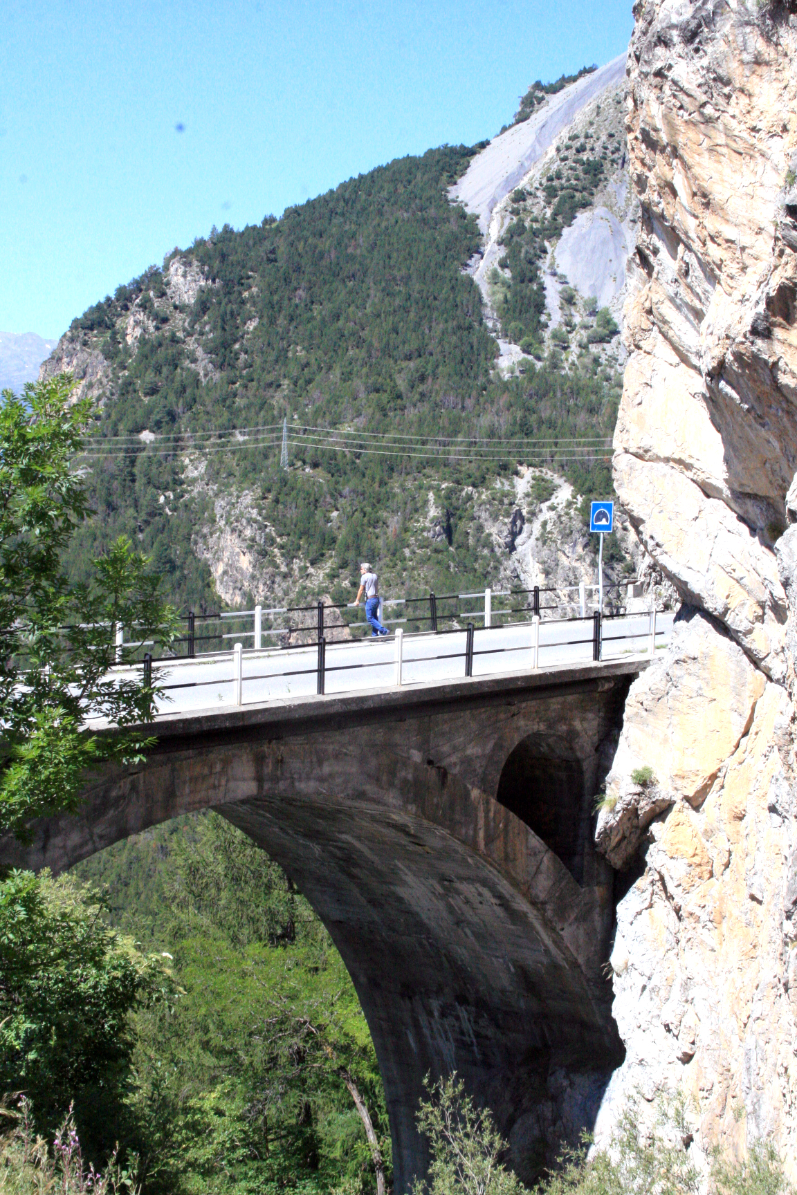 Stelvio pass and tunnels