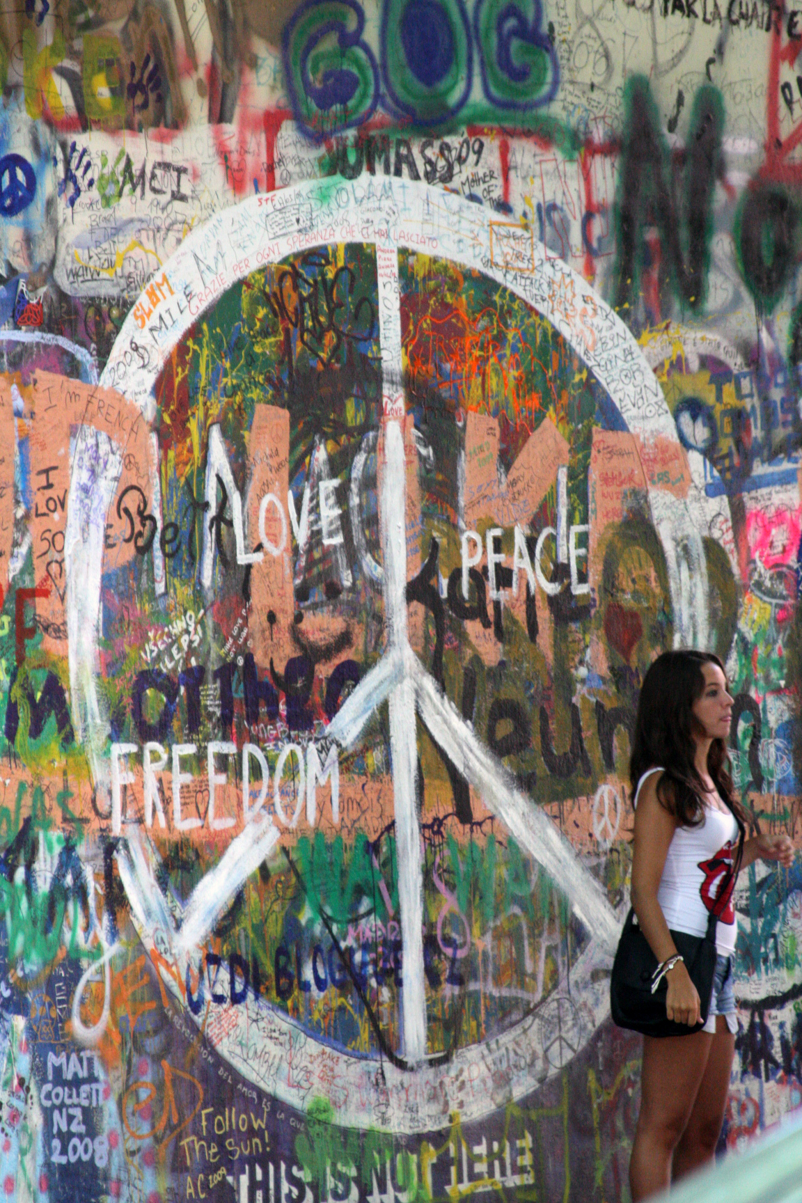 Prague lennon wall