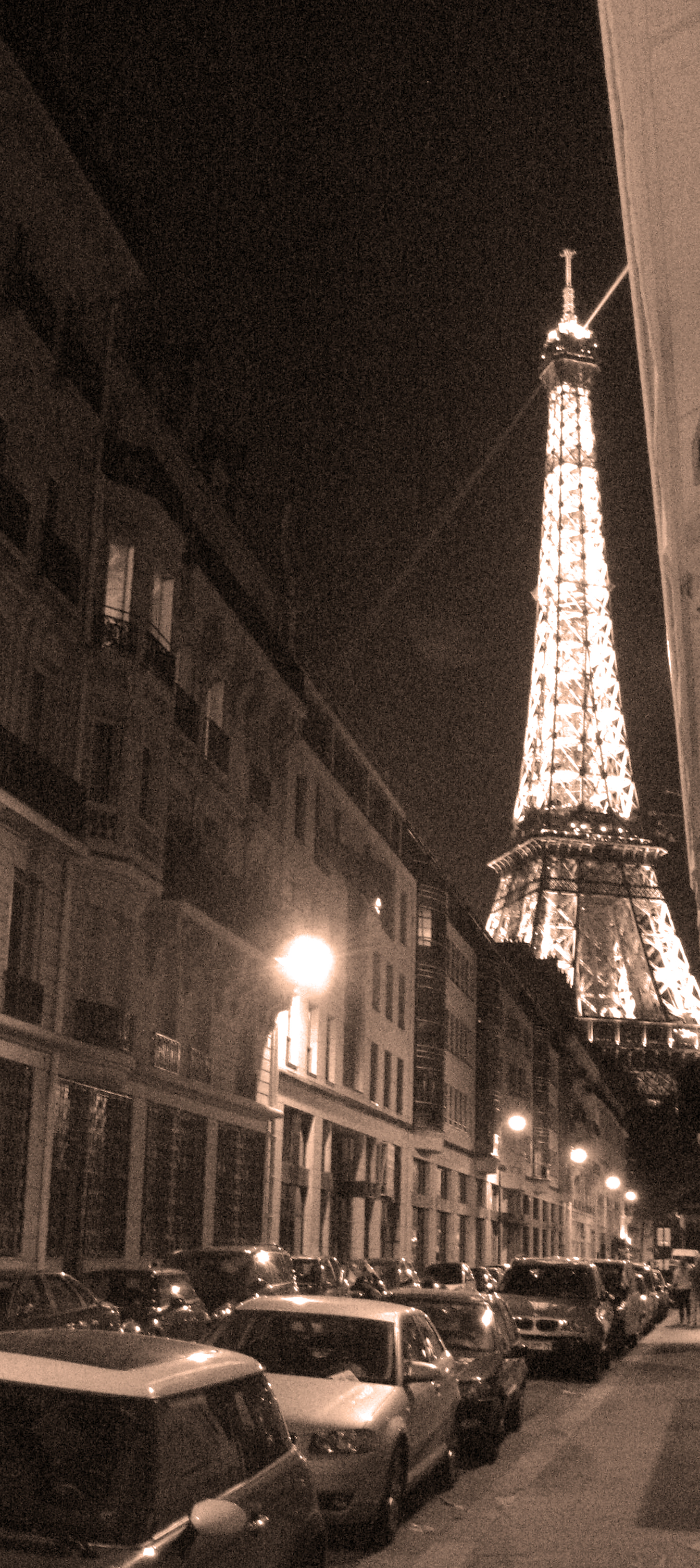 Eiffel tower rue rapp