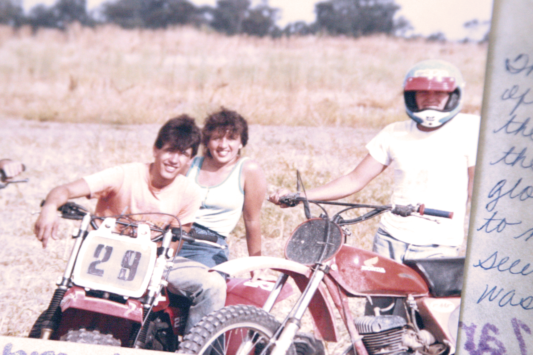 Mark, Dean and their bikes