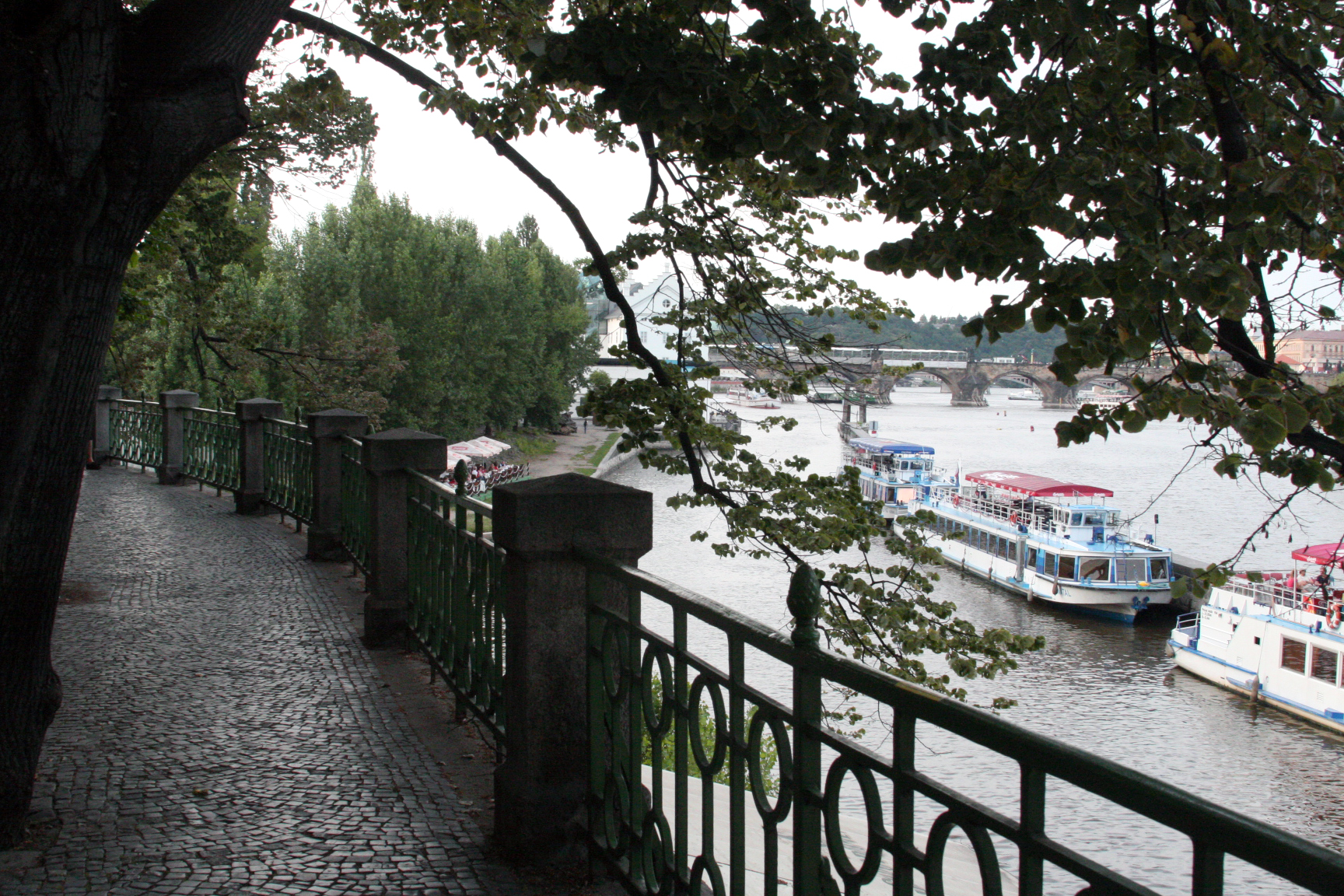 River running through prague