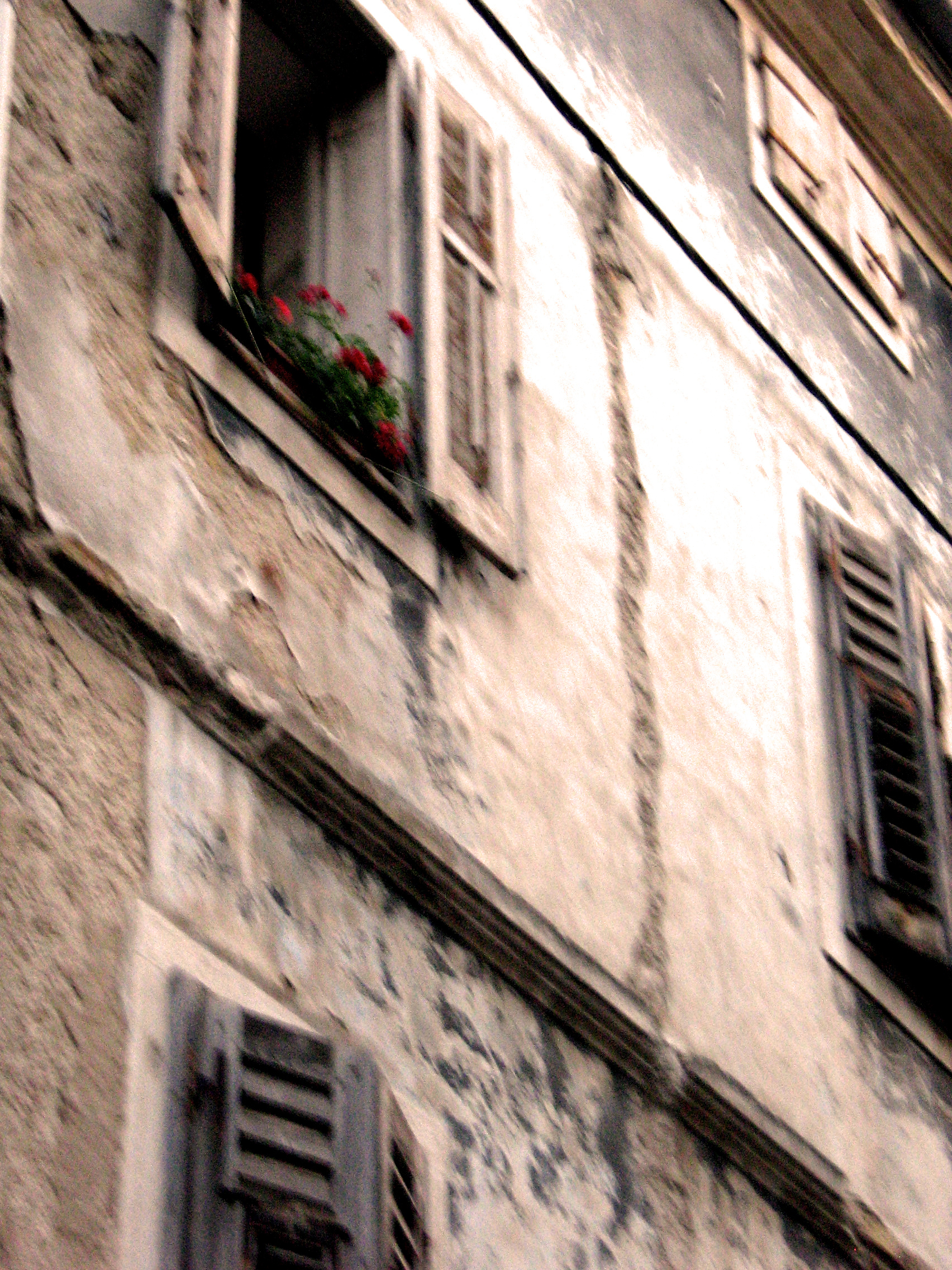 Old facade in croatia