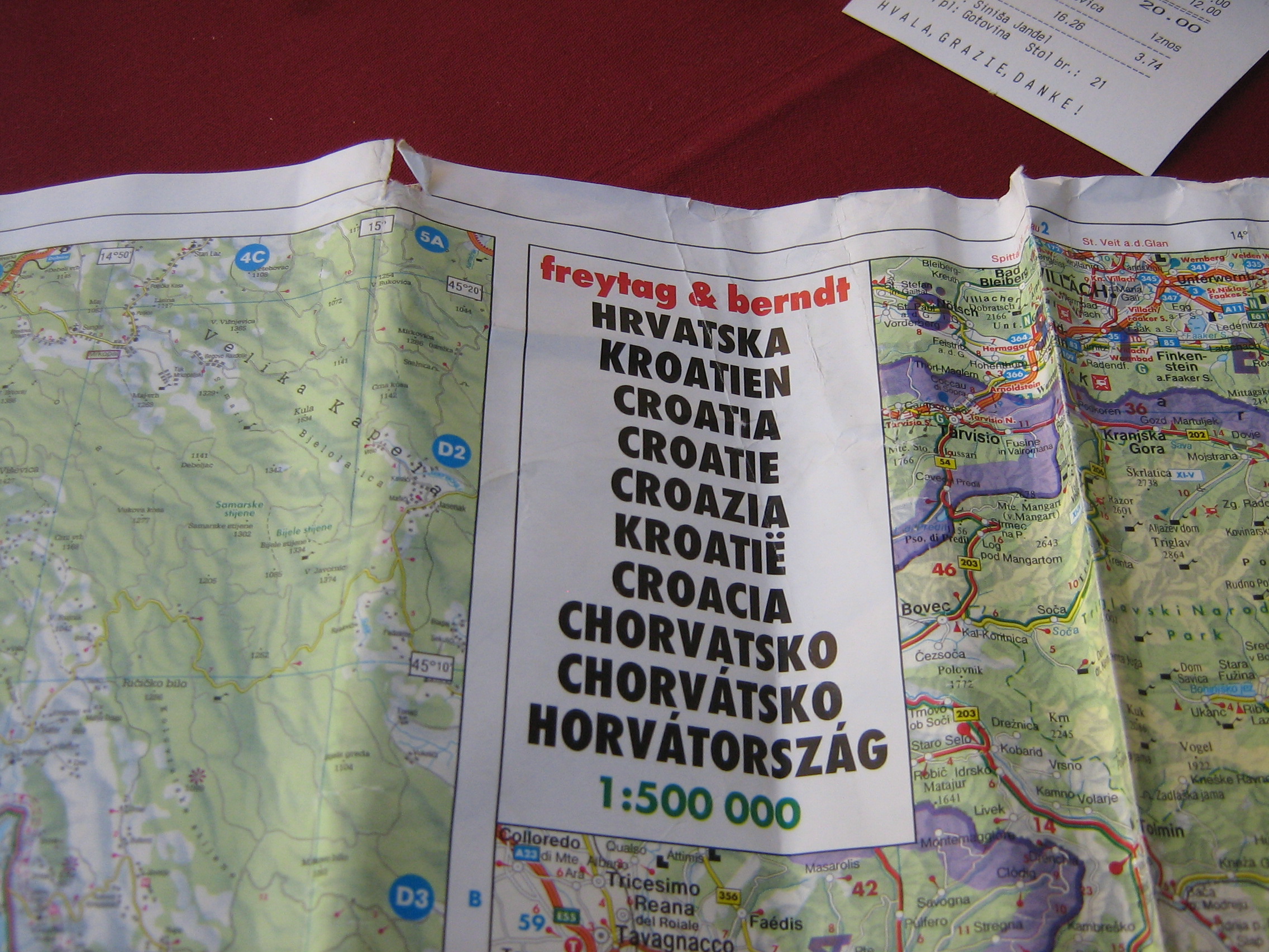 map of croatia