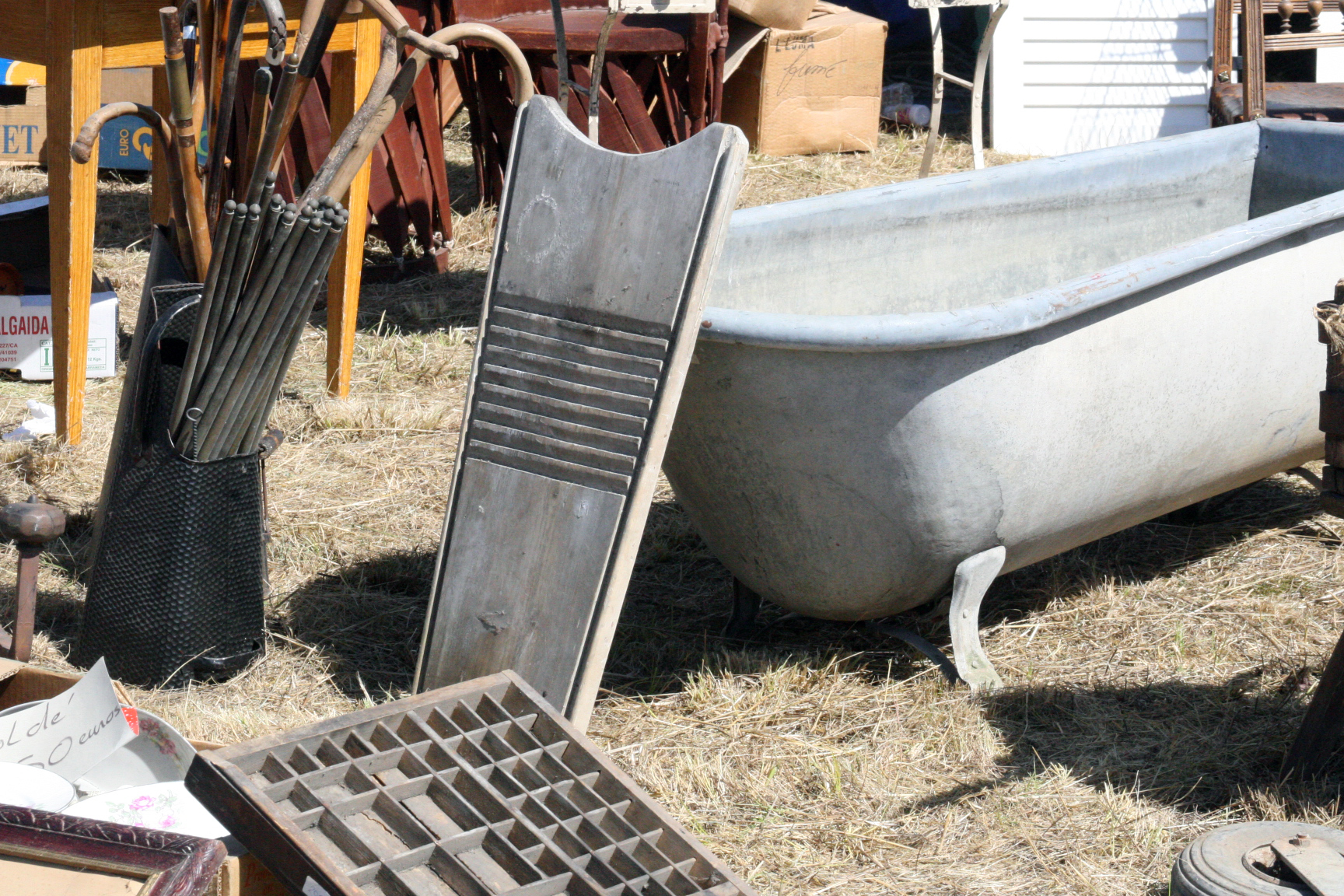 Leyment brocante zinc tub