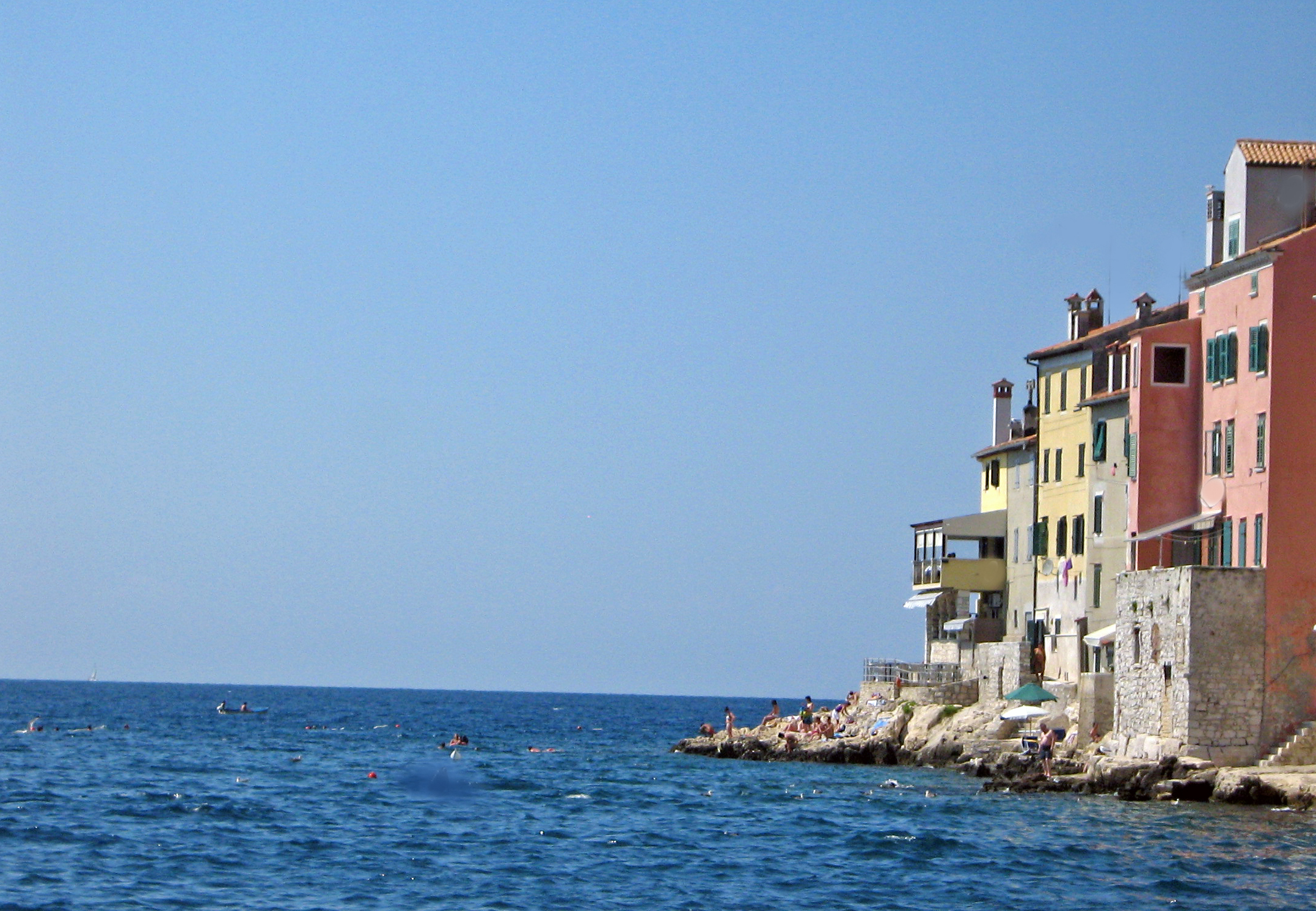 Rovinj croatia seaside