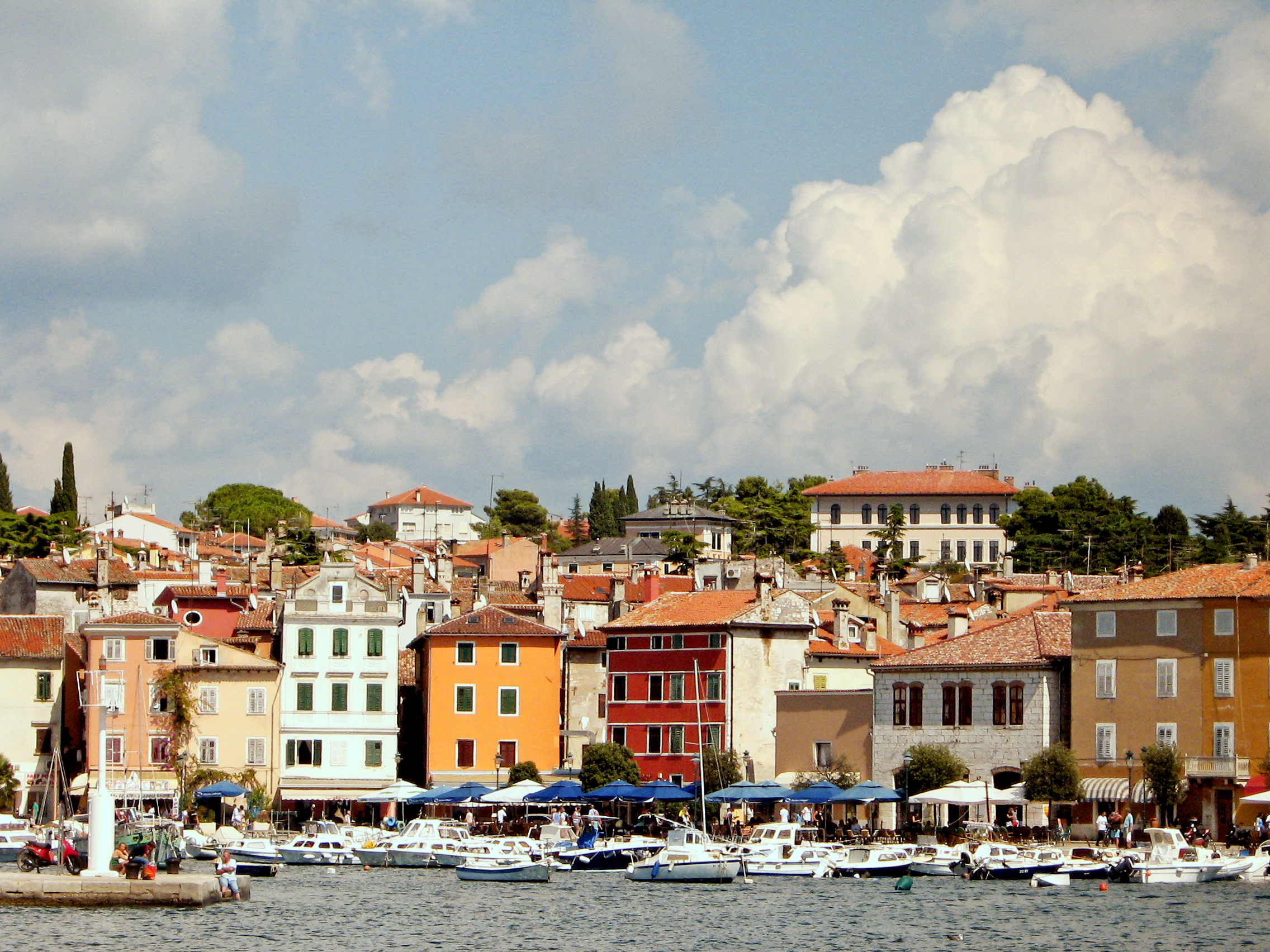 Rovinj croatia facades