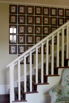 Prints stairwell