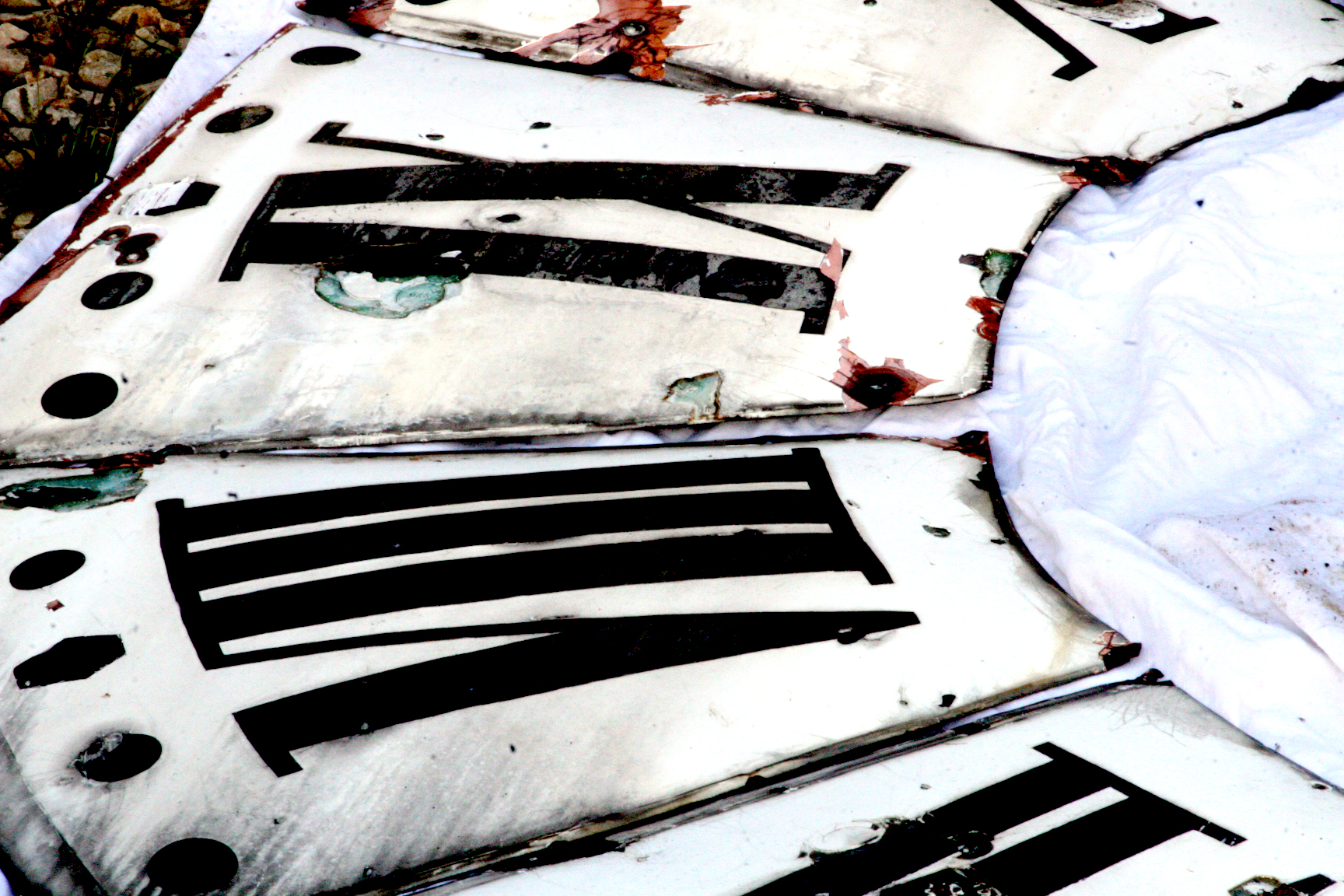 Clock face at the French brocante Clock face at the French brocante