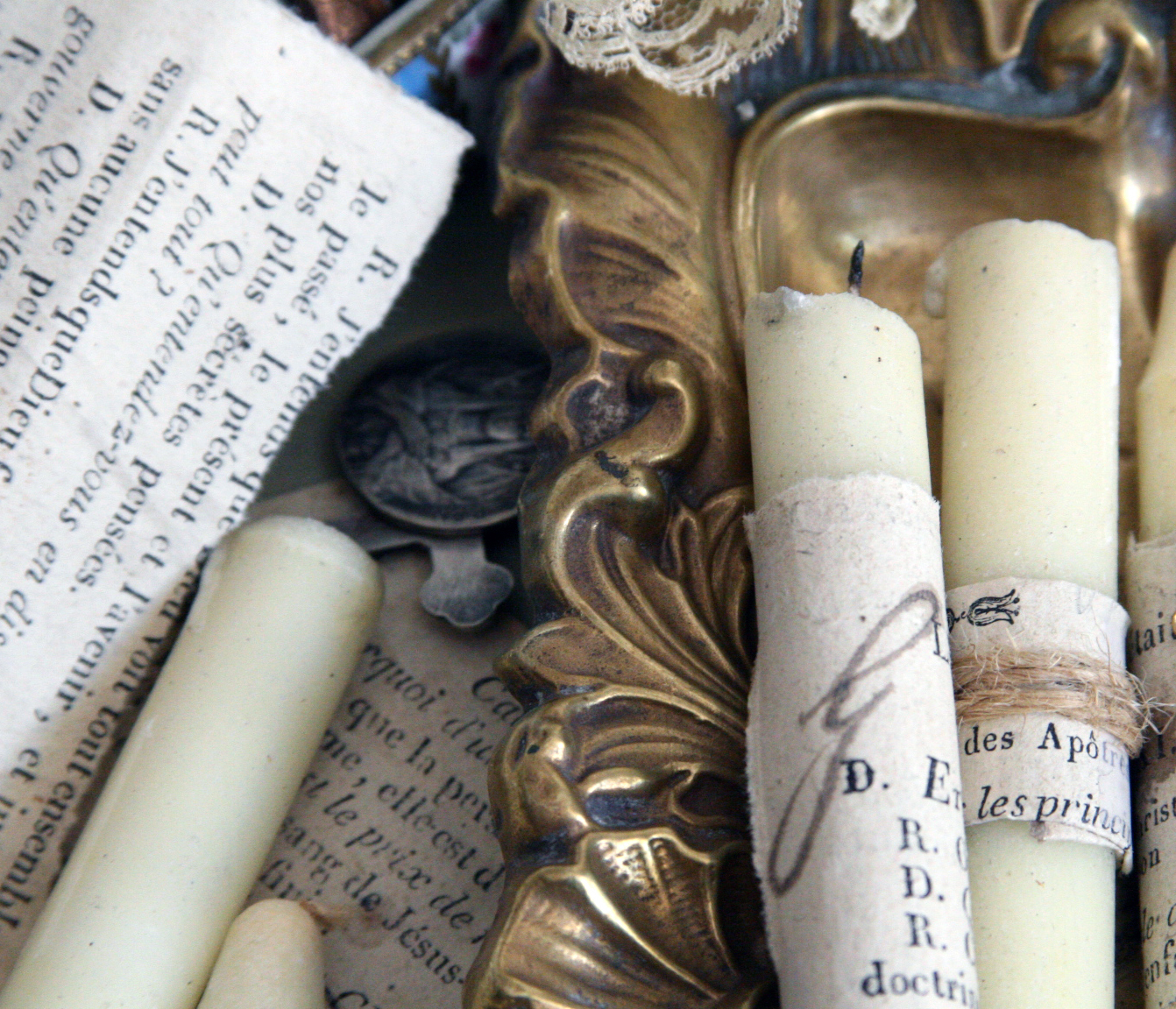 Beeswax candles