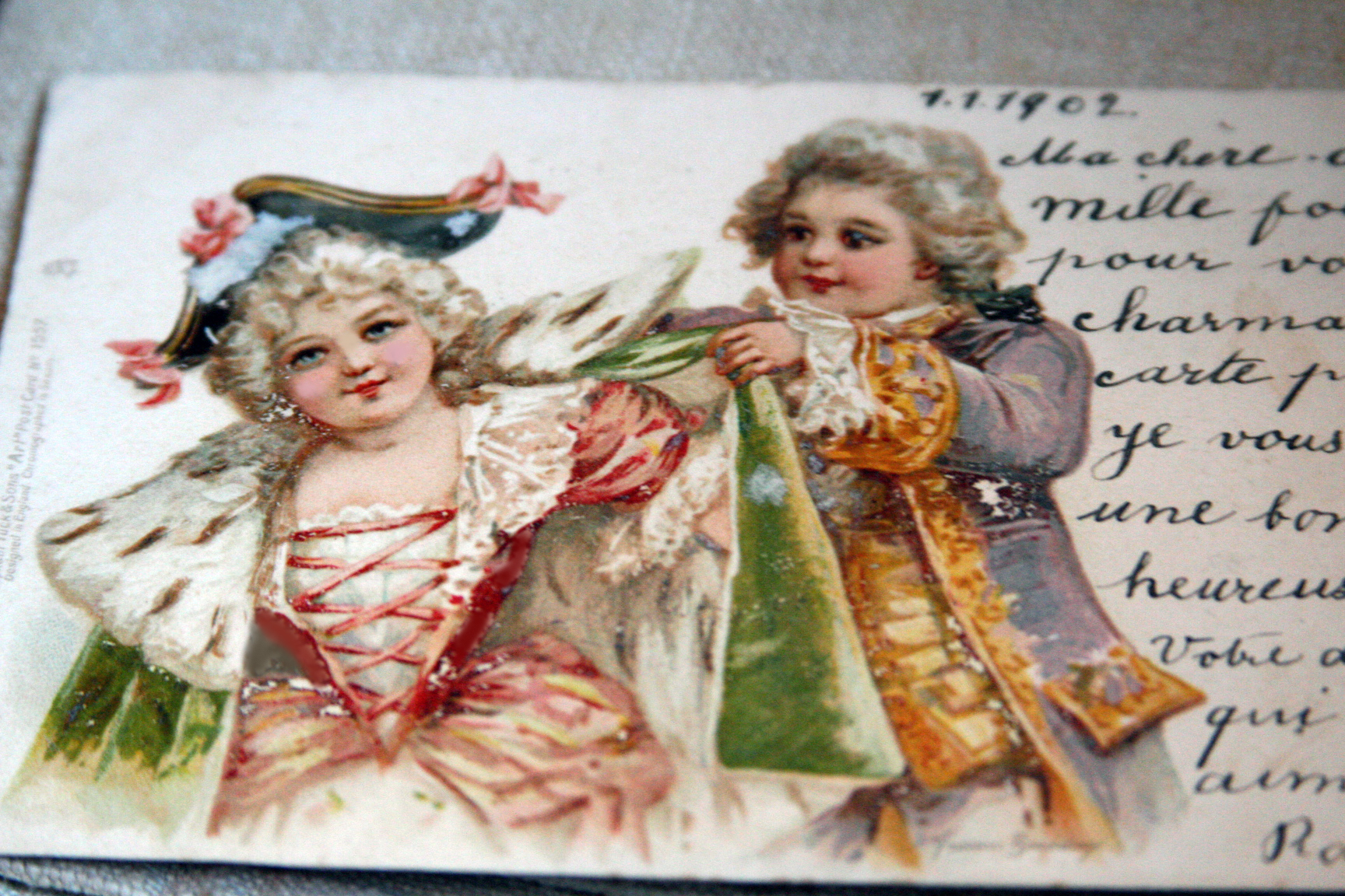 French carte postal