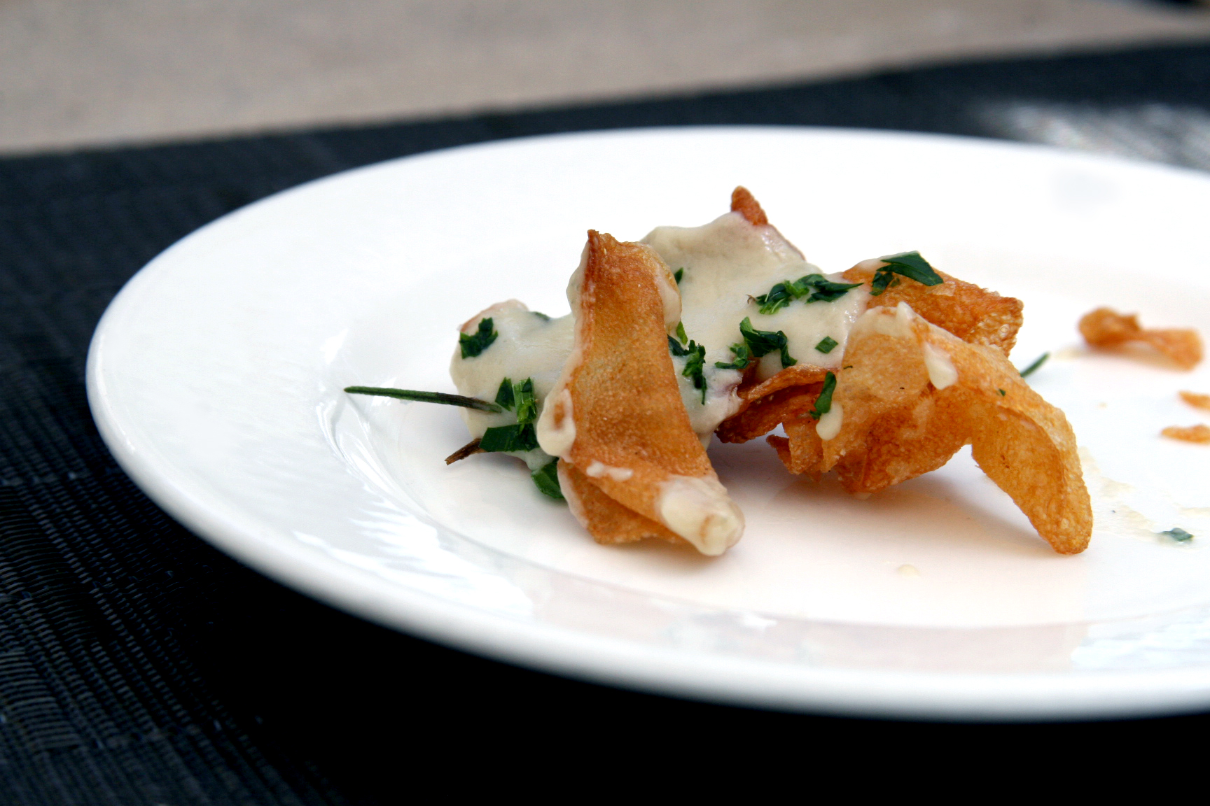 Thin potato chips