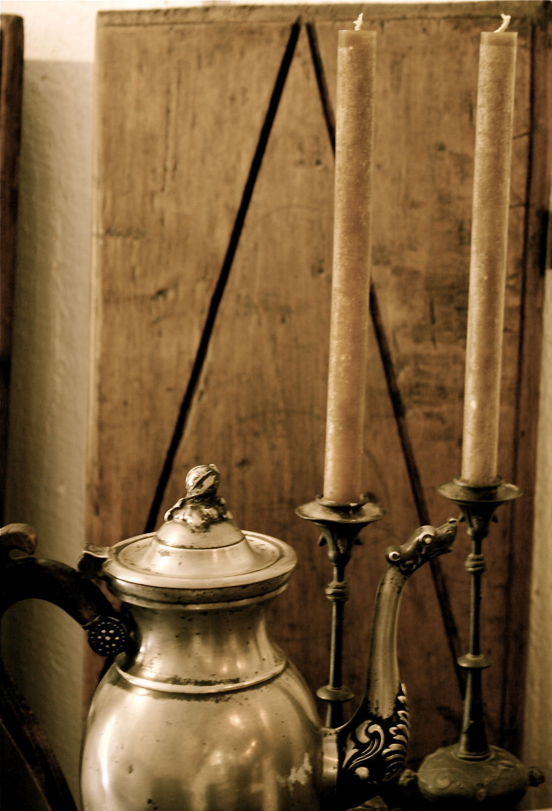 French Antique pewter