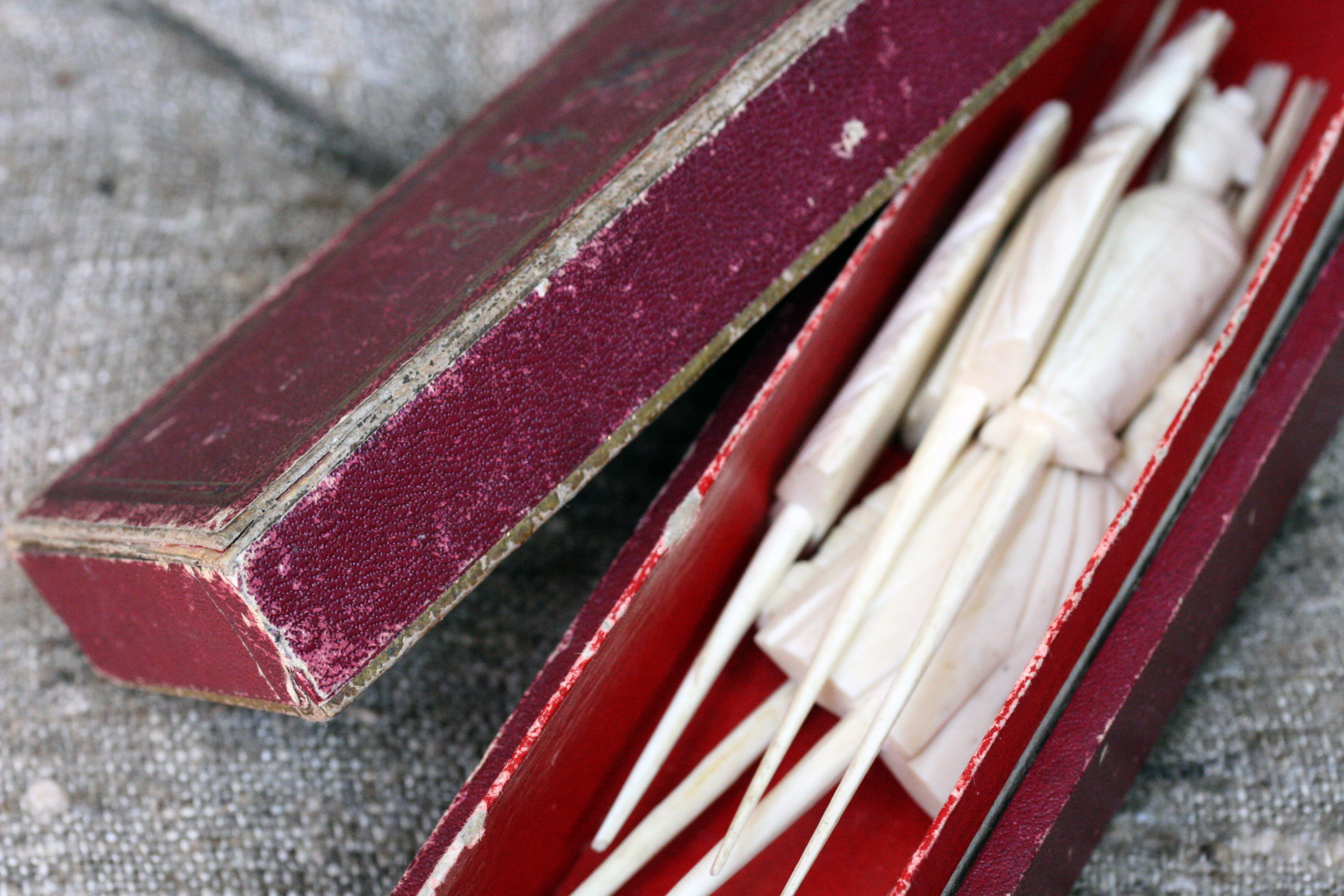 French antique pick up sticks jonchets
