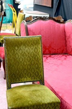 French armchairs line up French armchairs line up