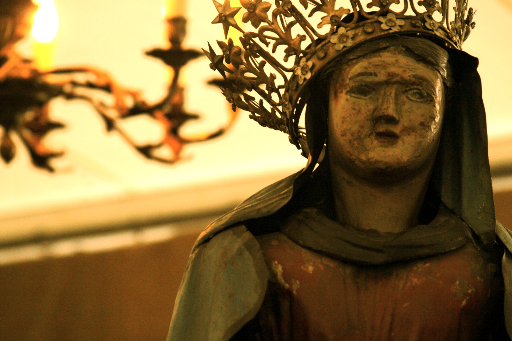 virgin with crown virgin with crown