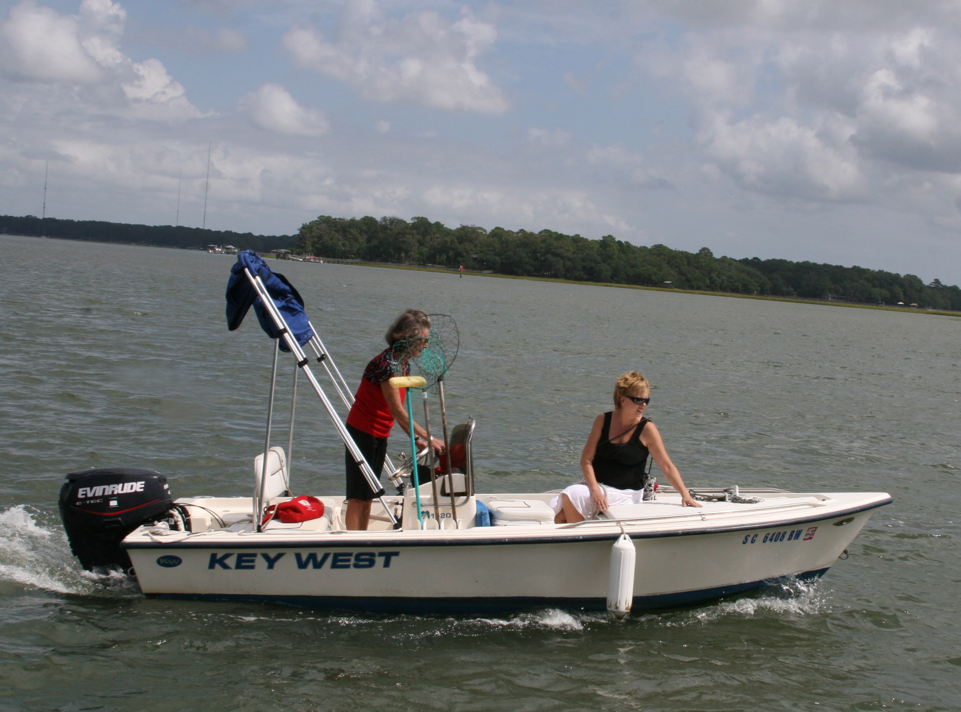 Boating on the May River