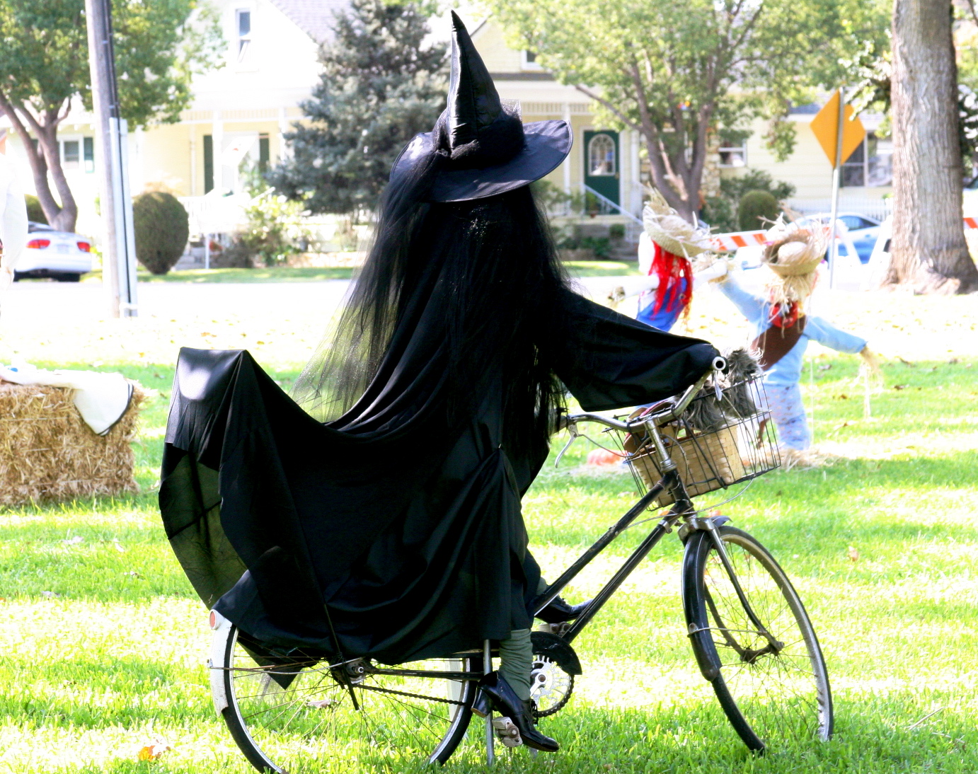 a witch on a bicycle a witch on a bicycle