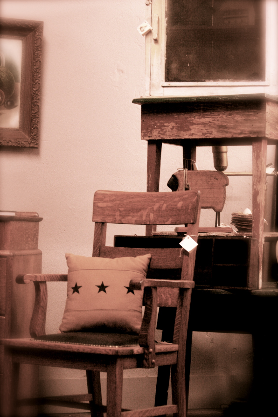 stacked antiques
