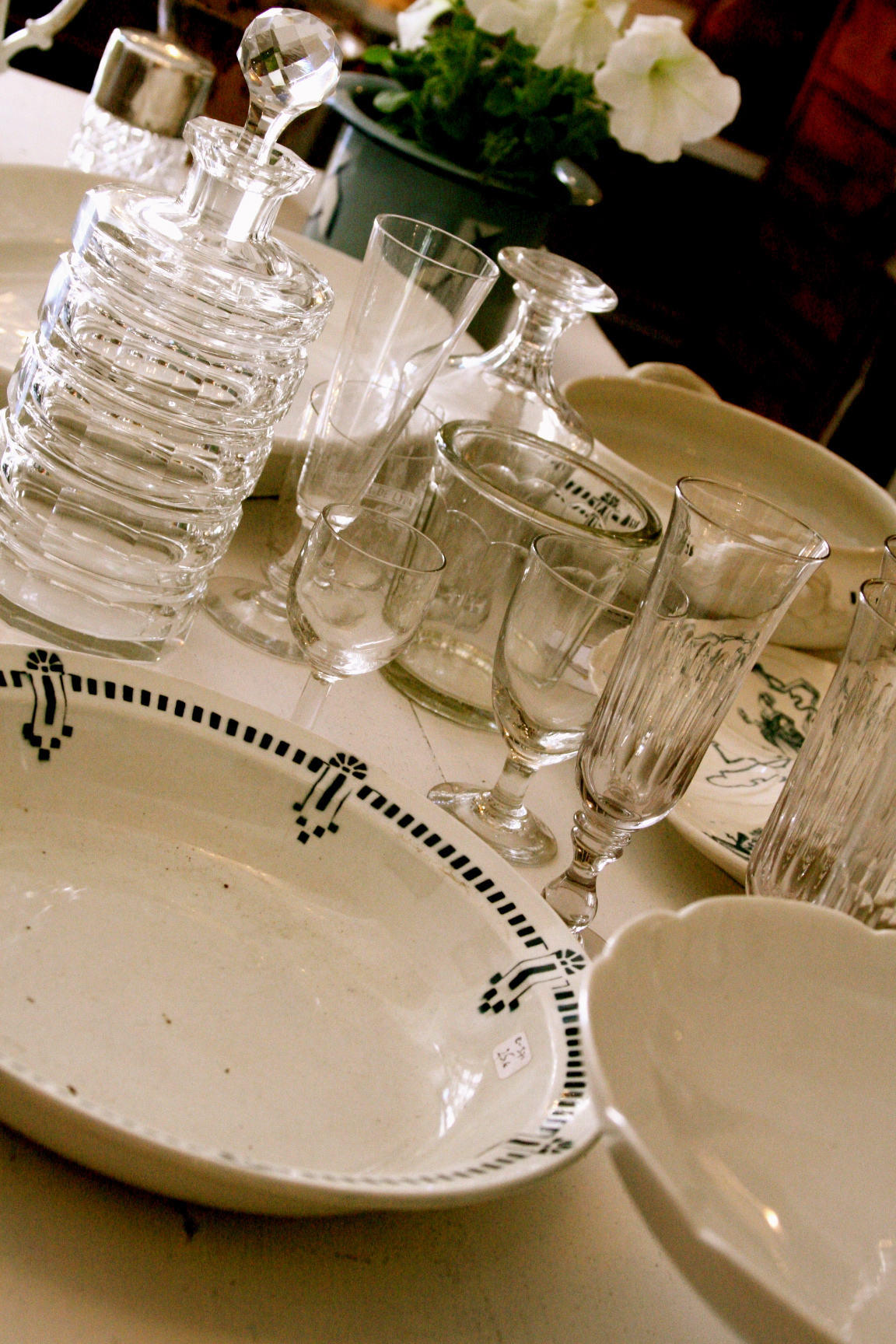 French antique country ware French antique country ware