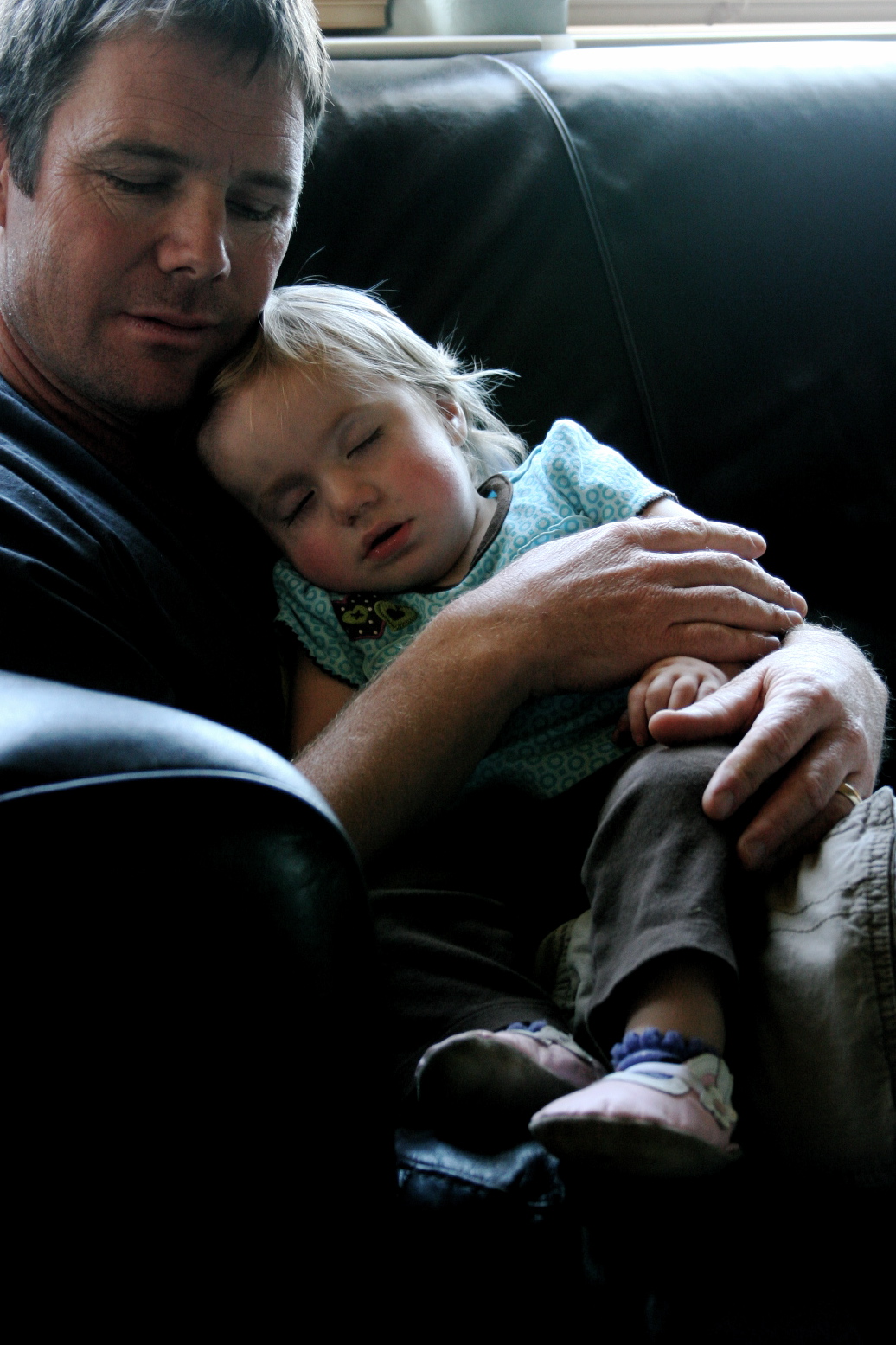 Daisy with her father