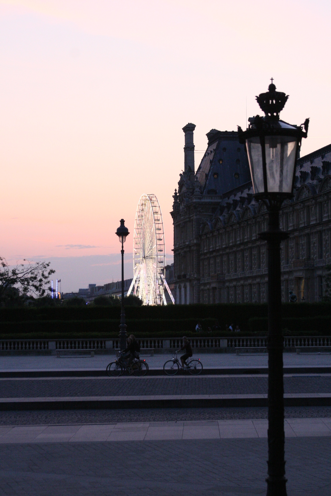 Paris in the evening