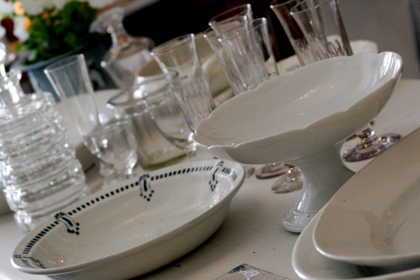 French antique dishes French antique dishes